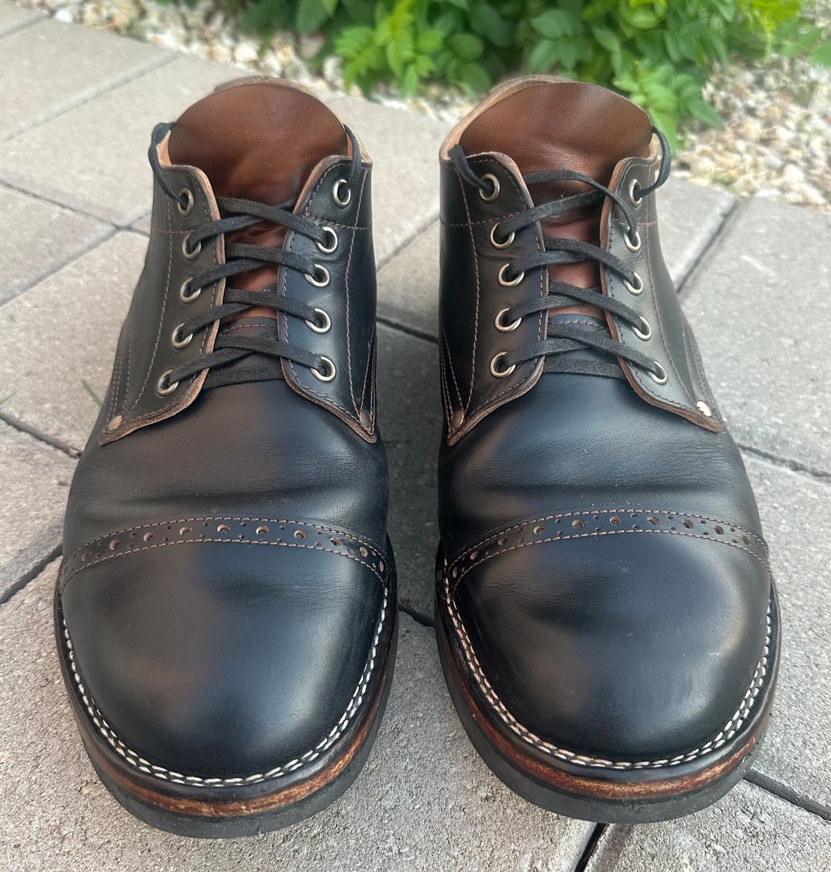 Photo by austinrylees on January 5, 2026 of the New River Boot Quade in Horween Horse Front Strips.