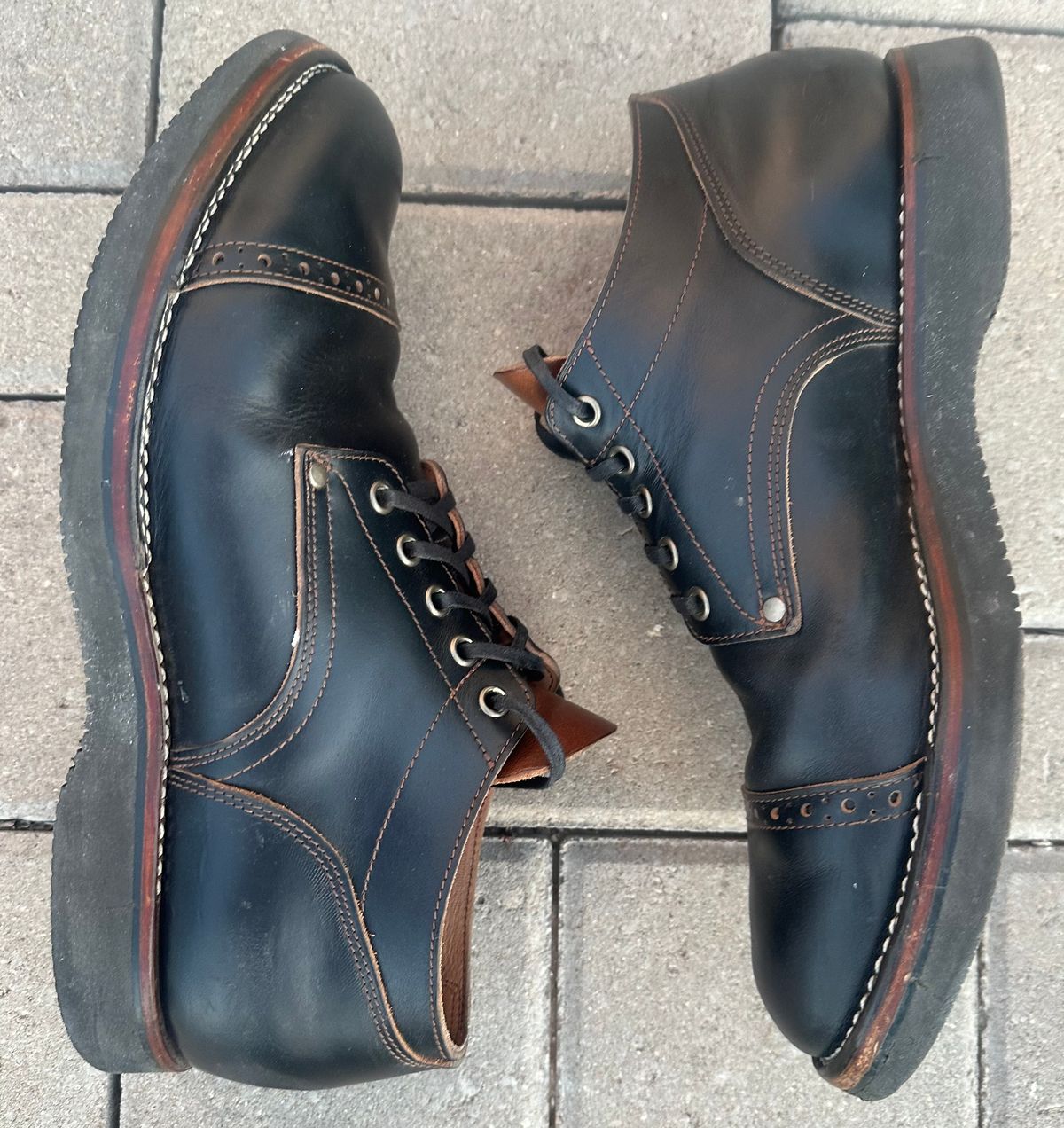 Photo by austinrylees on January 5, 2026 of the New River Boot Quade in Horween Horse Front Strips.