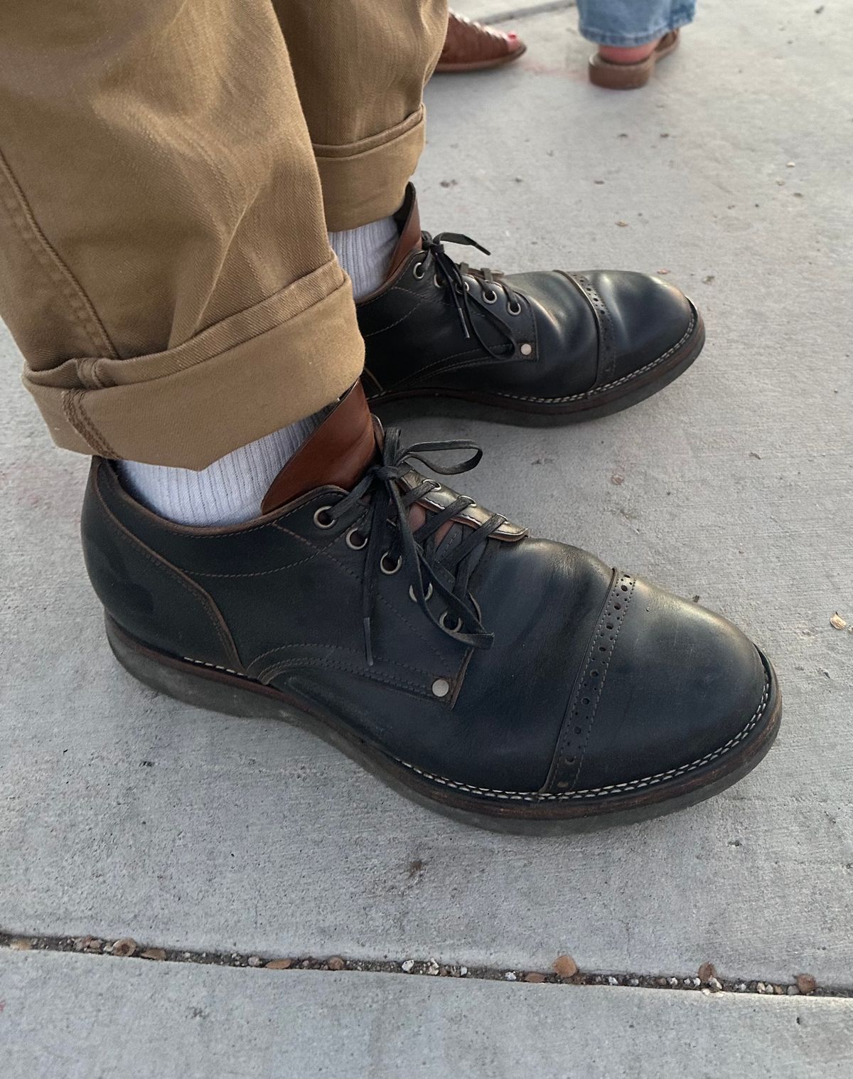 Photo by austinrylees on January 19, 2026 of the New River Boot Quade in Horween Horse Front Strips.