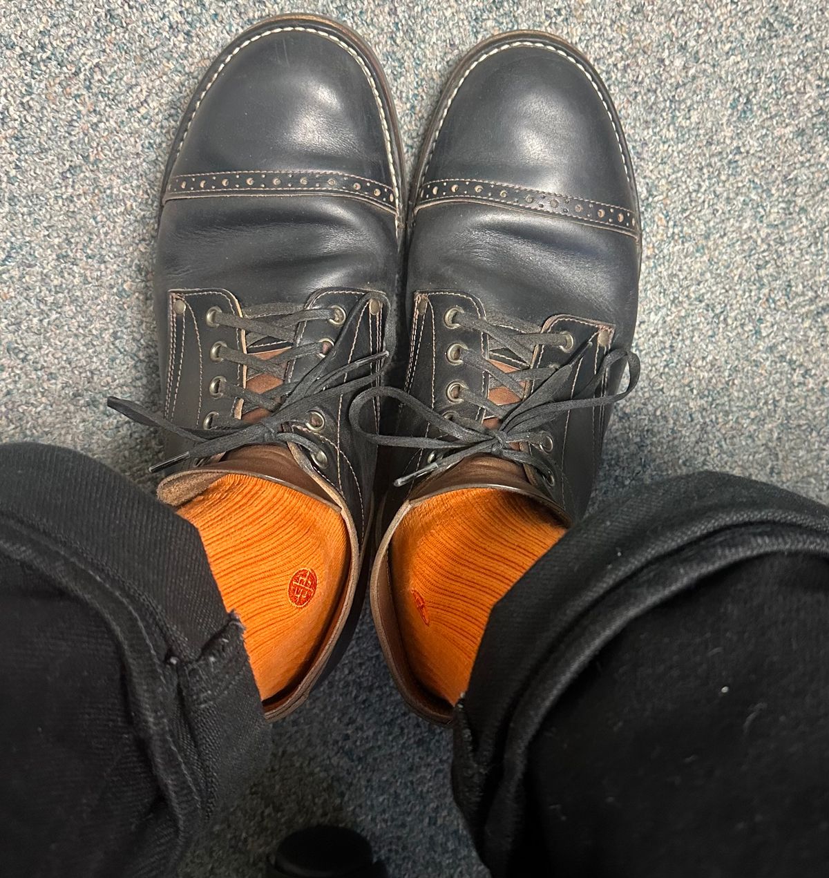 Photo by austinrylees on January 20, 2026 of the New River Boot Quade in Horween Horse Front Strips.