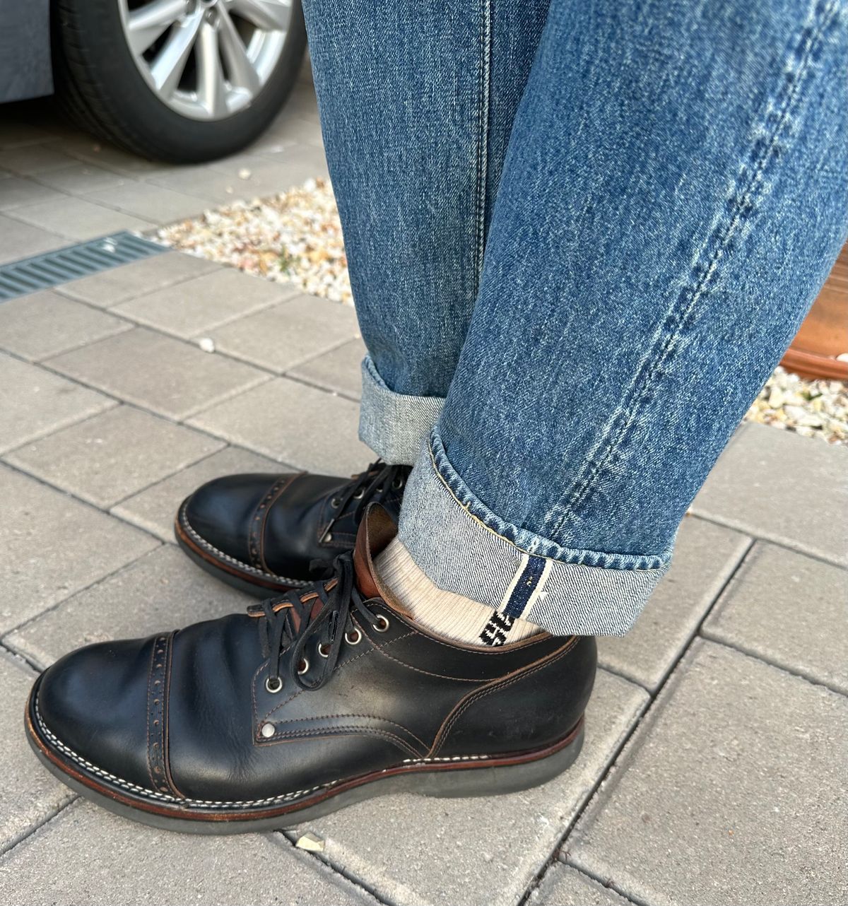 Photo by austinrylees on January 29, 2026 of the New River Boot Quade in Horween Horse Front Strips.