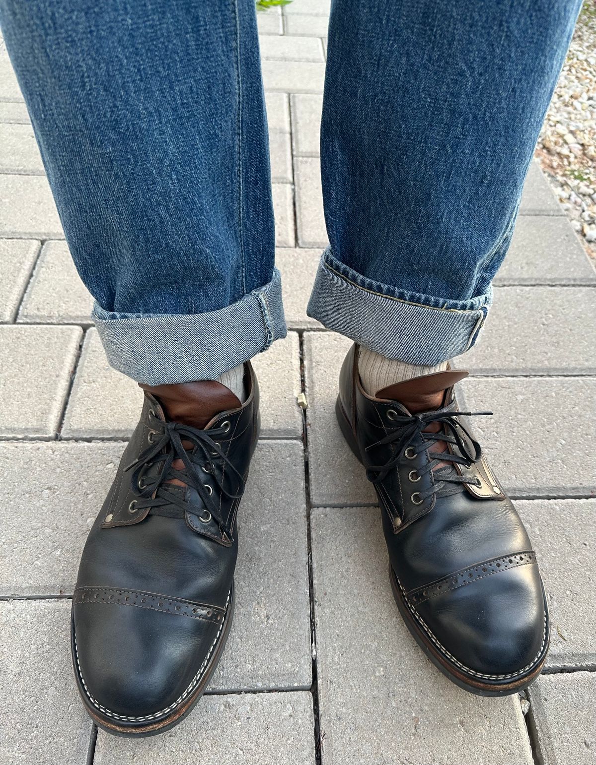 Photo by austinrylees on January 29, 2026 of the New River Boot Quade in Horween Horse Front Strips.