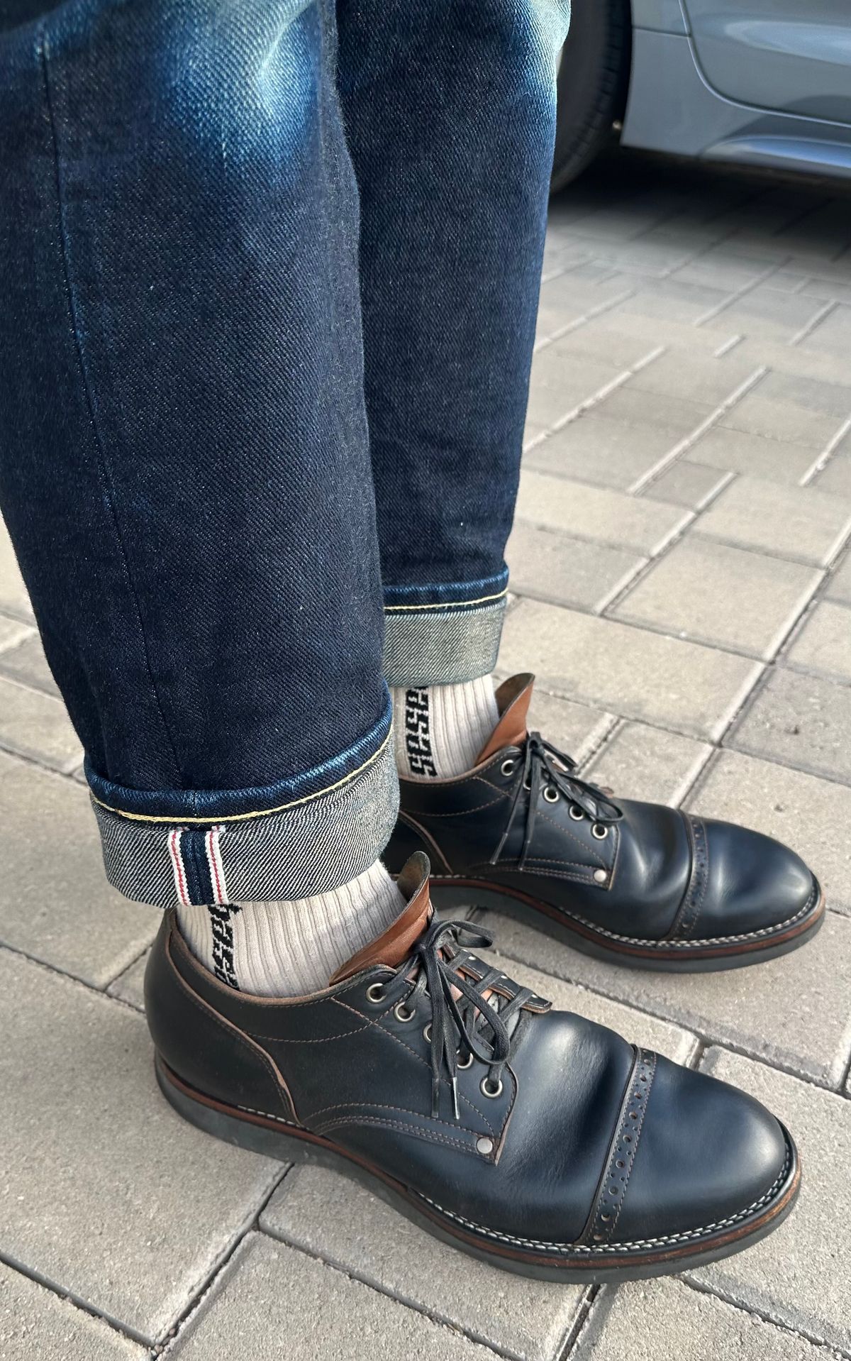 Photo by austinrylees on February 2, 2026 of the New River Boot Quade in Horween Horse Front Strips.