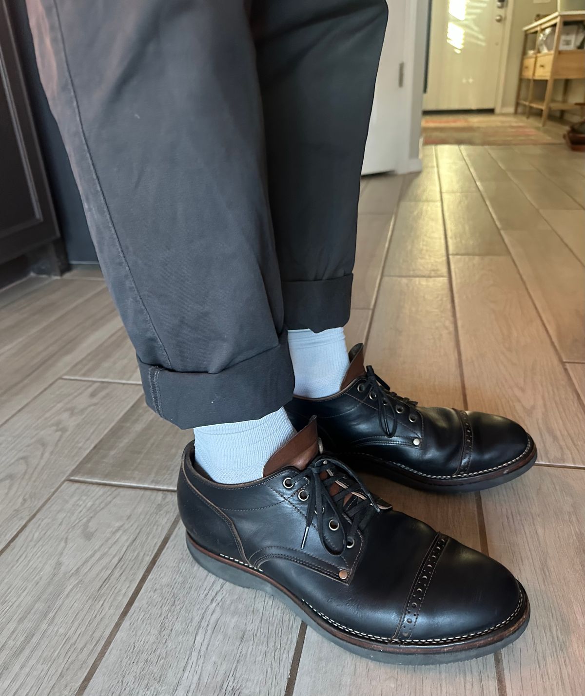 Photo by austinrylees on February 9, 2026 of the New River Boot Quade in Horween Horse Front Strips.