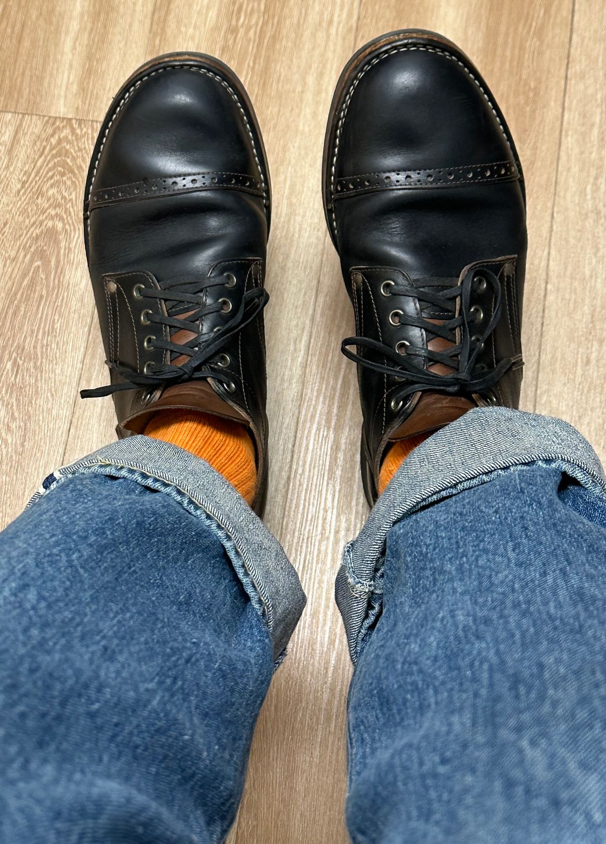 Photo by austinrylees on February 13, 2026 of the New River Boot Quade in Horween Horse Front Strips.