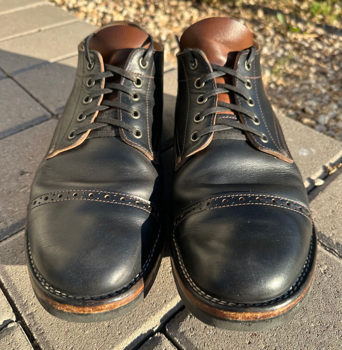 Photo by austinrylees on March 4, 2026 of the New River Boot Quade in Horween Horse Front Strips.
