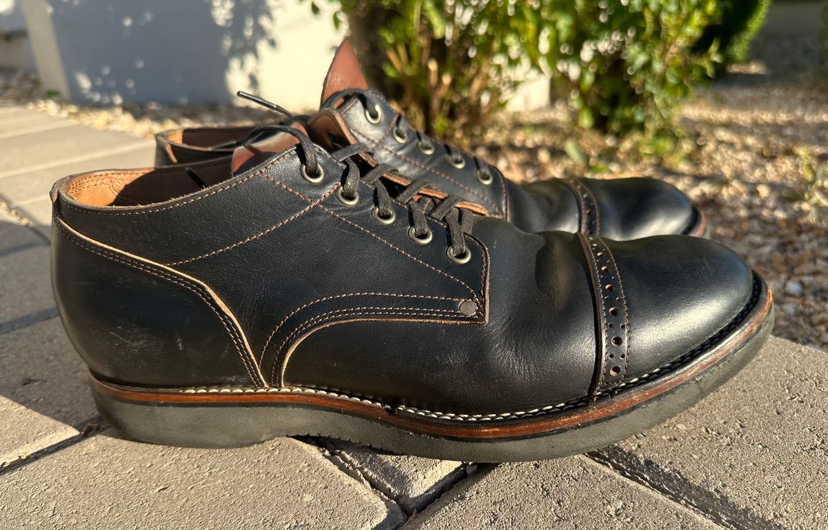 Photo by austinrylees on March 4, 2026 of the New River Boot Quade in Horween Horse Front Strips.