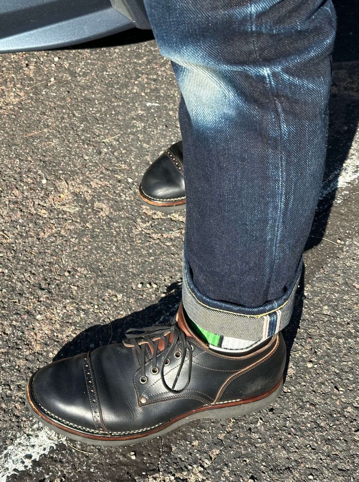 Photo by austinrylees on March 4, 2026 of the New River Boot Quade in Horween Horse Front Strips.