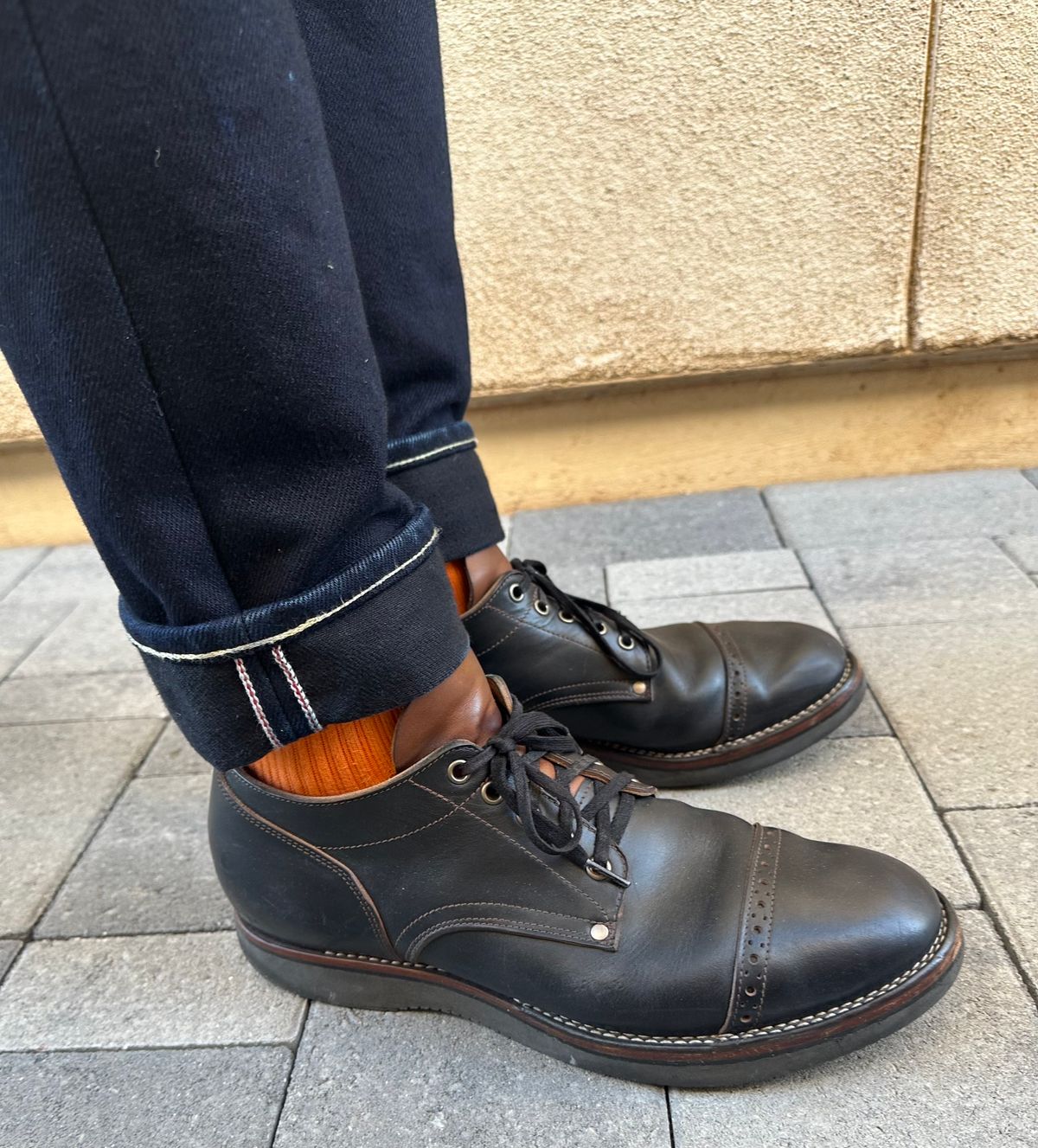 Photo by austinrylees on March 13, 2026 of the New River Boot Quade in Horween Horse Front Strips.