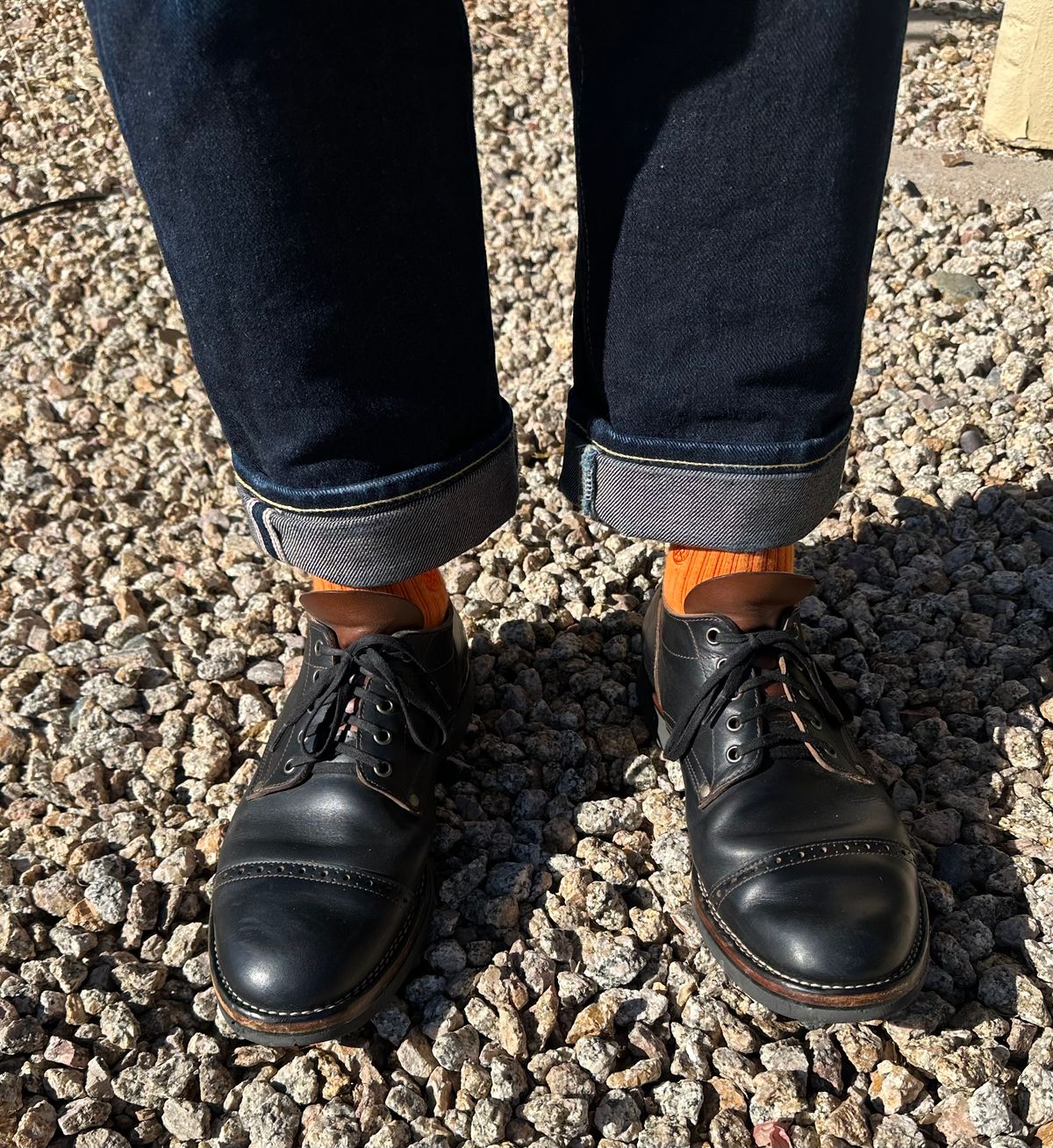 Photo by austinrylees on March 19, 2026 of the New River Boot Quade in Horween Horse Front Strips.