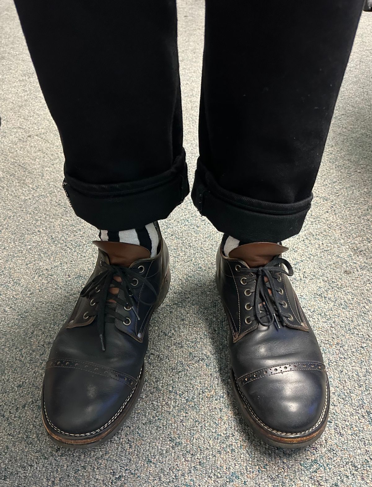 Photo by austinrylees on March 20, 2026 of the New River Boot Quade in Horween Horse Front Strips.