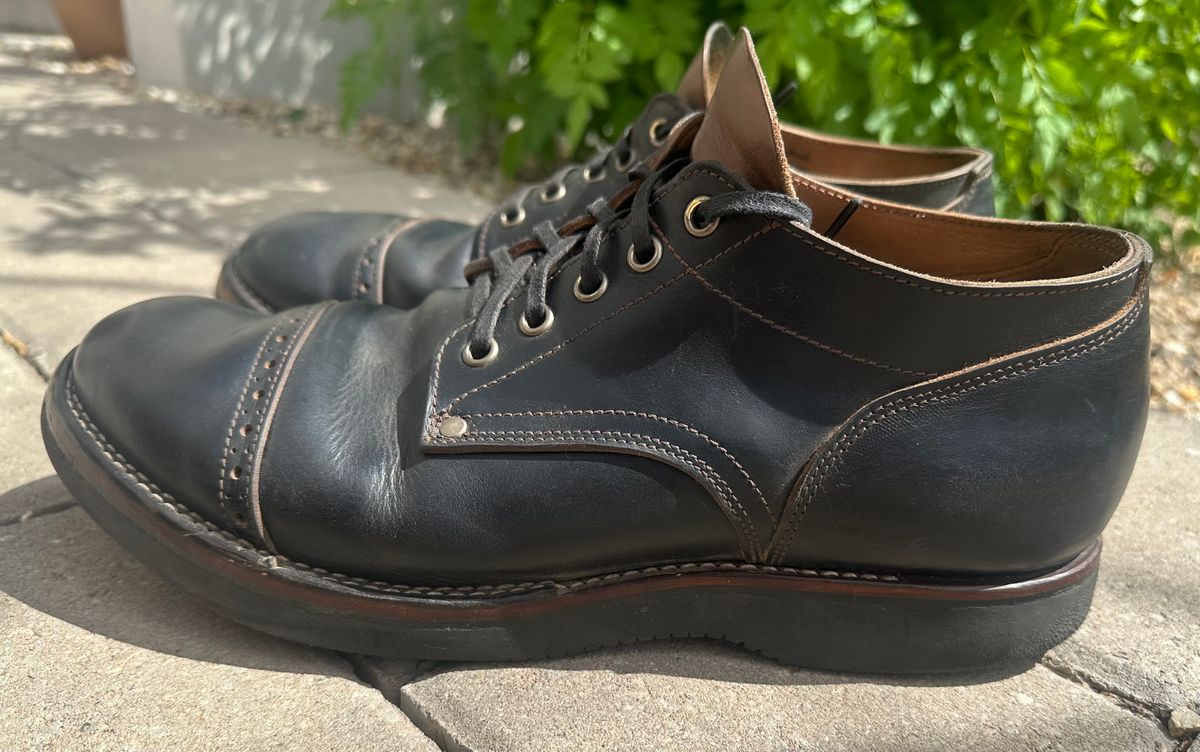 Photo by austinrylees on April 4, 2026 of the New River Boot Quade in Horween Horse Front Strips.