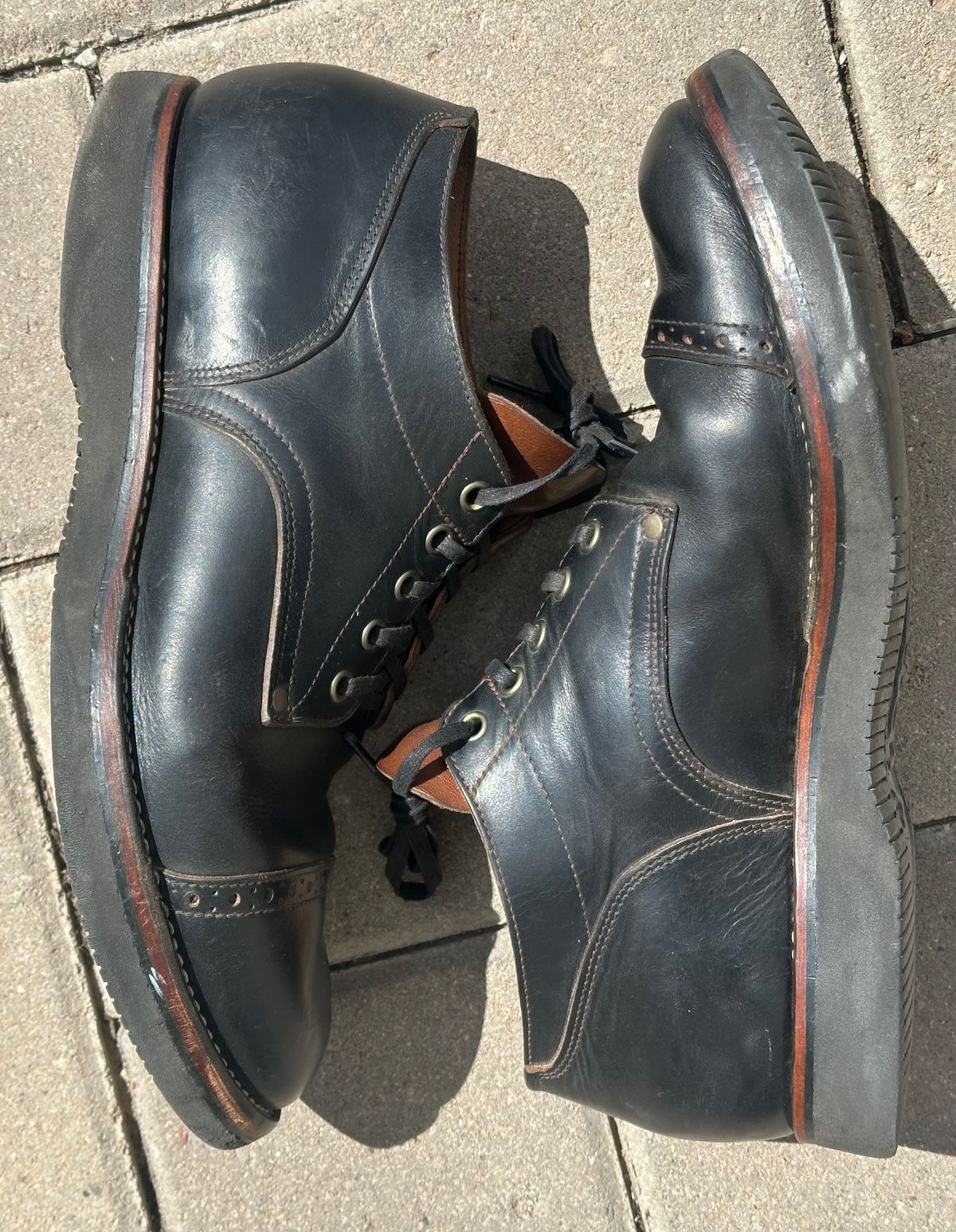 Photo by austinrylees on April 4, 2026 of the New River Boot Quade in Horween Horse Front Strips.