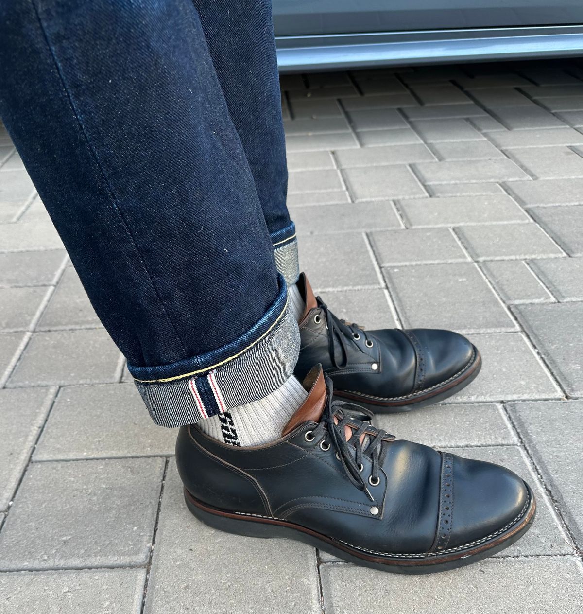 Photo by austinrylees on April 20, 2026 of the New River Boot Quade in Horween Horse Front Strips.