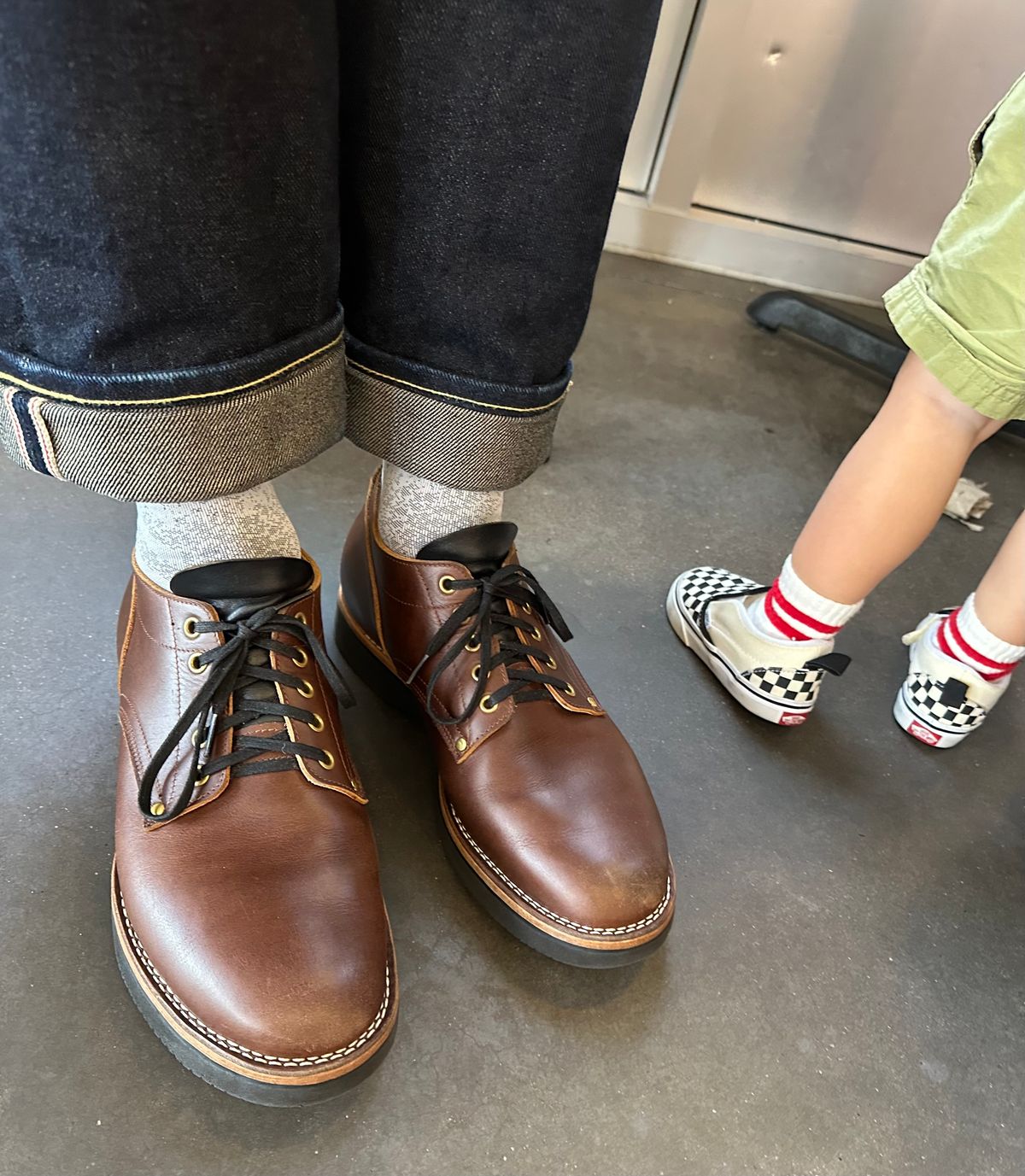 Photo by austinrylees on September 1, 2025 of the New River Boot Quade in Horween Toasted Coconut Latigo.