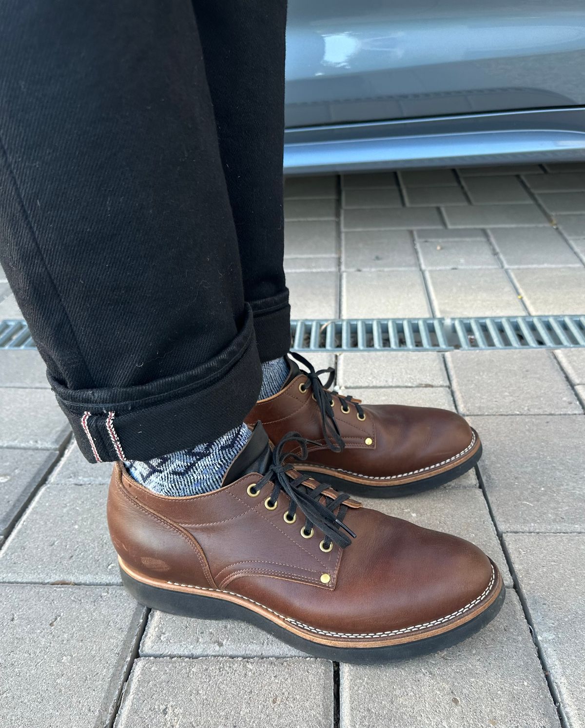 Photo by austinrylees on April 3, 2026 of the New River Boot Quade in Horween Toasted Coconut Latigo.