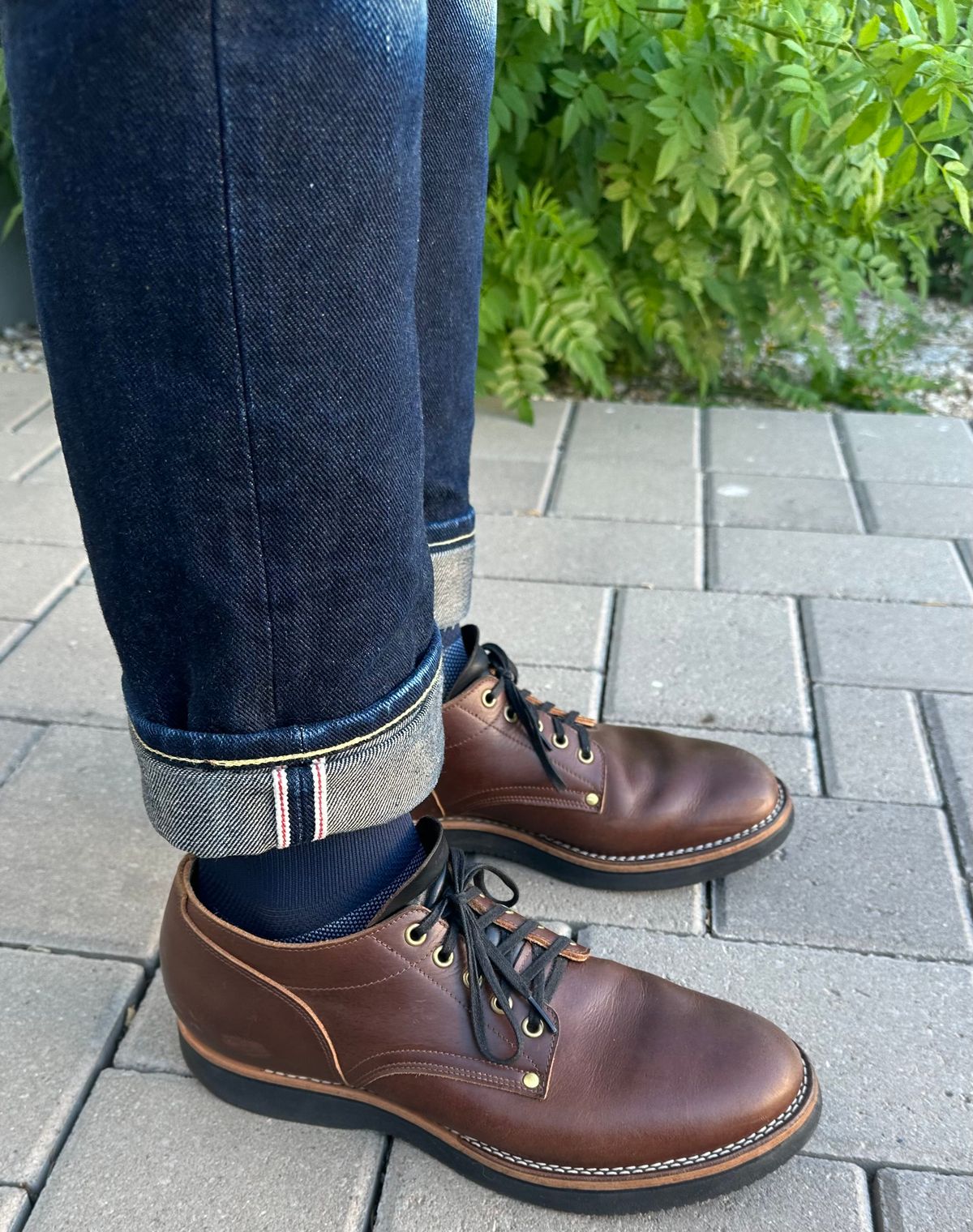 Photo by austinrylees on April 24, 2026 of the New River Boot Quade in Horween Toasted Coconut Latigo.