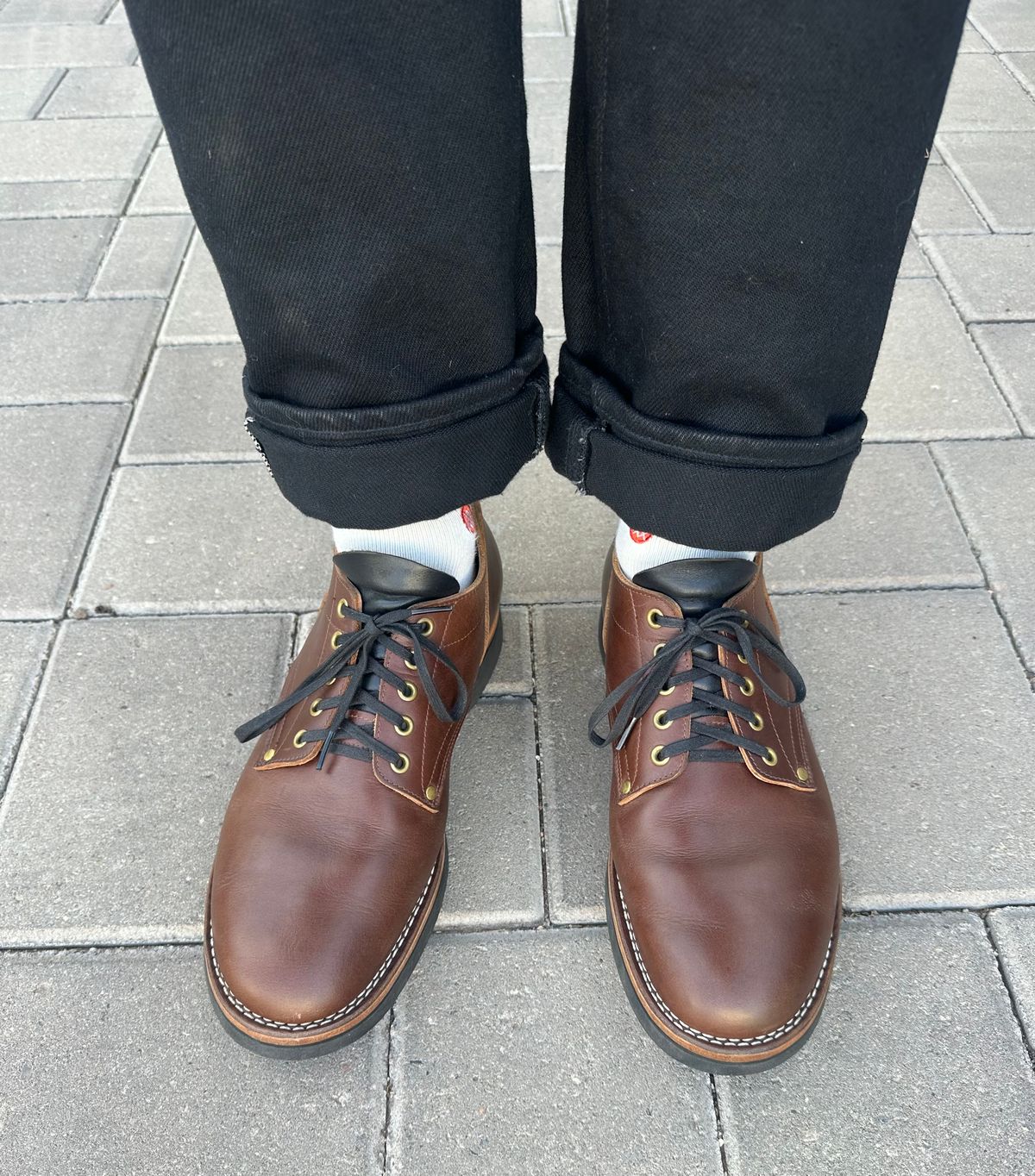 Photo by austinrylees on May 12, 2026 of the New River Boot Quade in Horween Toasted Coconut Latigo.