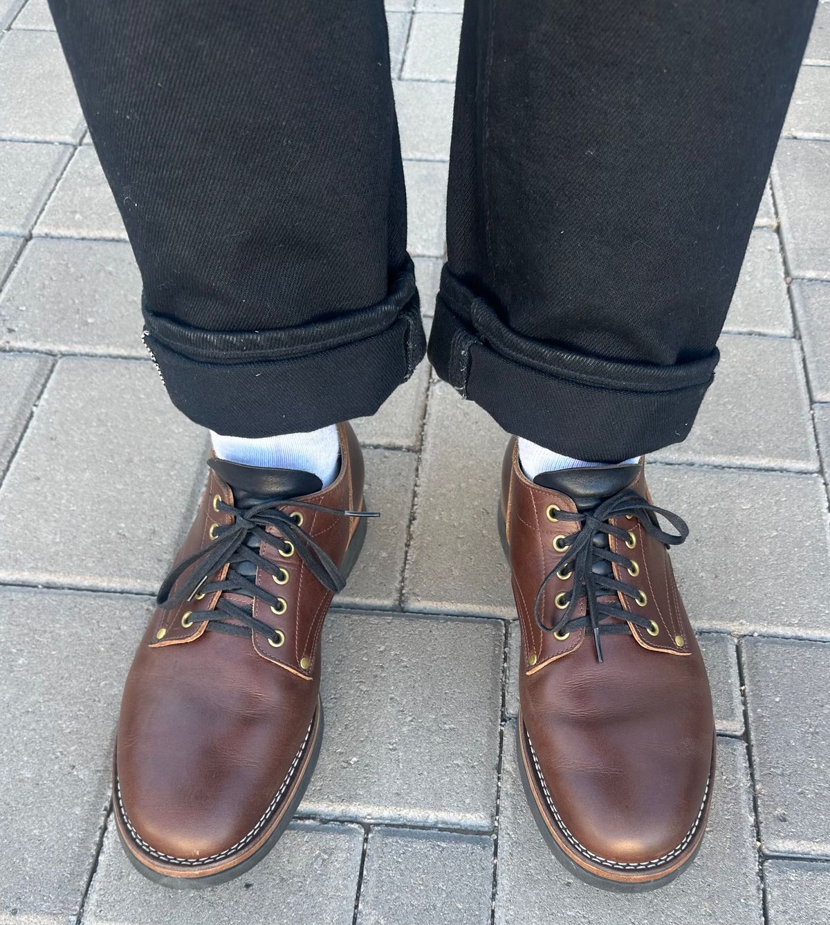 Photo by austinrylees on May 21, 2026 of the New River Boot Quade in Horween Toasted Coconut Latigo.