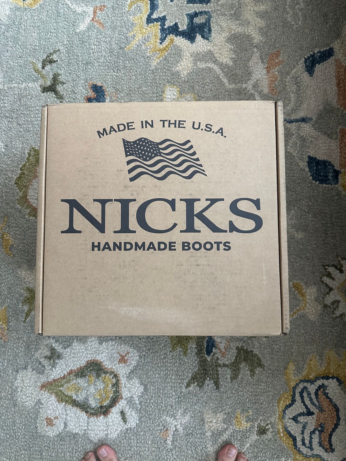 Photo by austinrylees on July 5, 2025 of the Nicks X Parkhurst Brakeman in Horween Pacific Waxed Flesh.