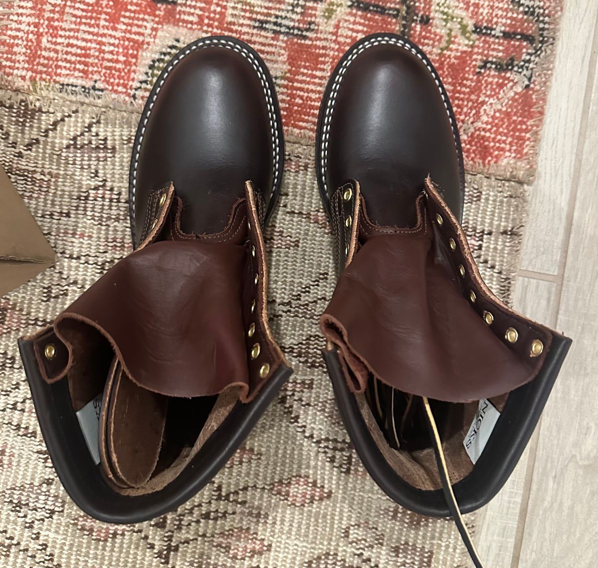 Photo by austinrylees on November 25, 2025 of the Nicks MTO in Wickett & Craig Walnut Double Stuff.