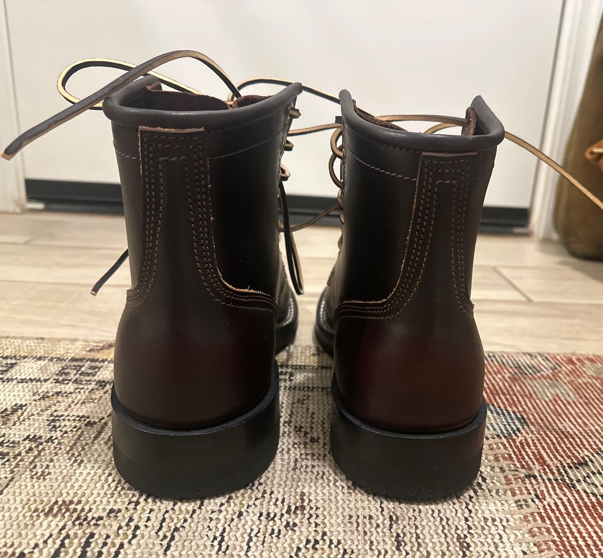 Photo by austinrylees on November 25, 2025 of the Nicks MTO in Wickett & Craig Walnut Double Stuff.