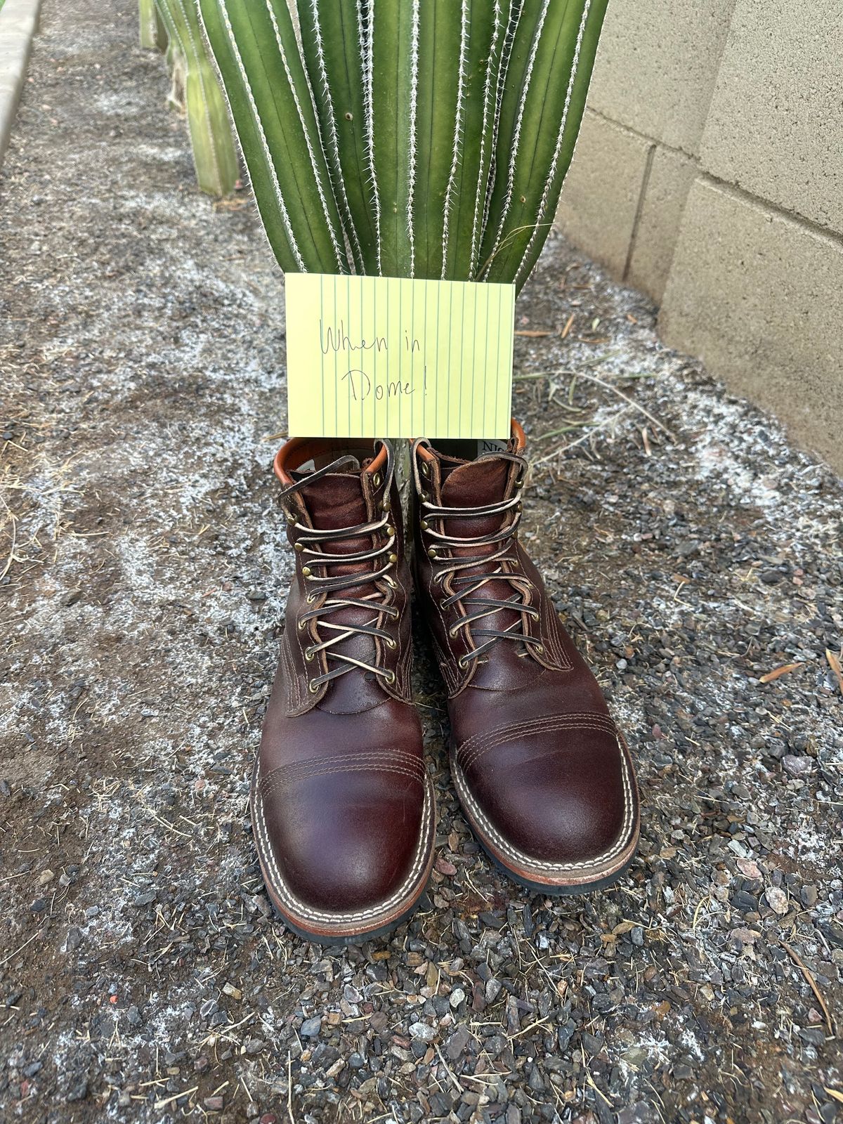 Photo by austinrylees on November 2, 2024 of the Nicks Parkhurst V2 in Horween Tan Waxed Flesh.