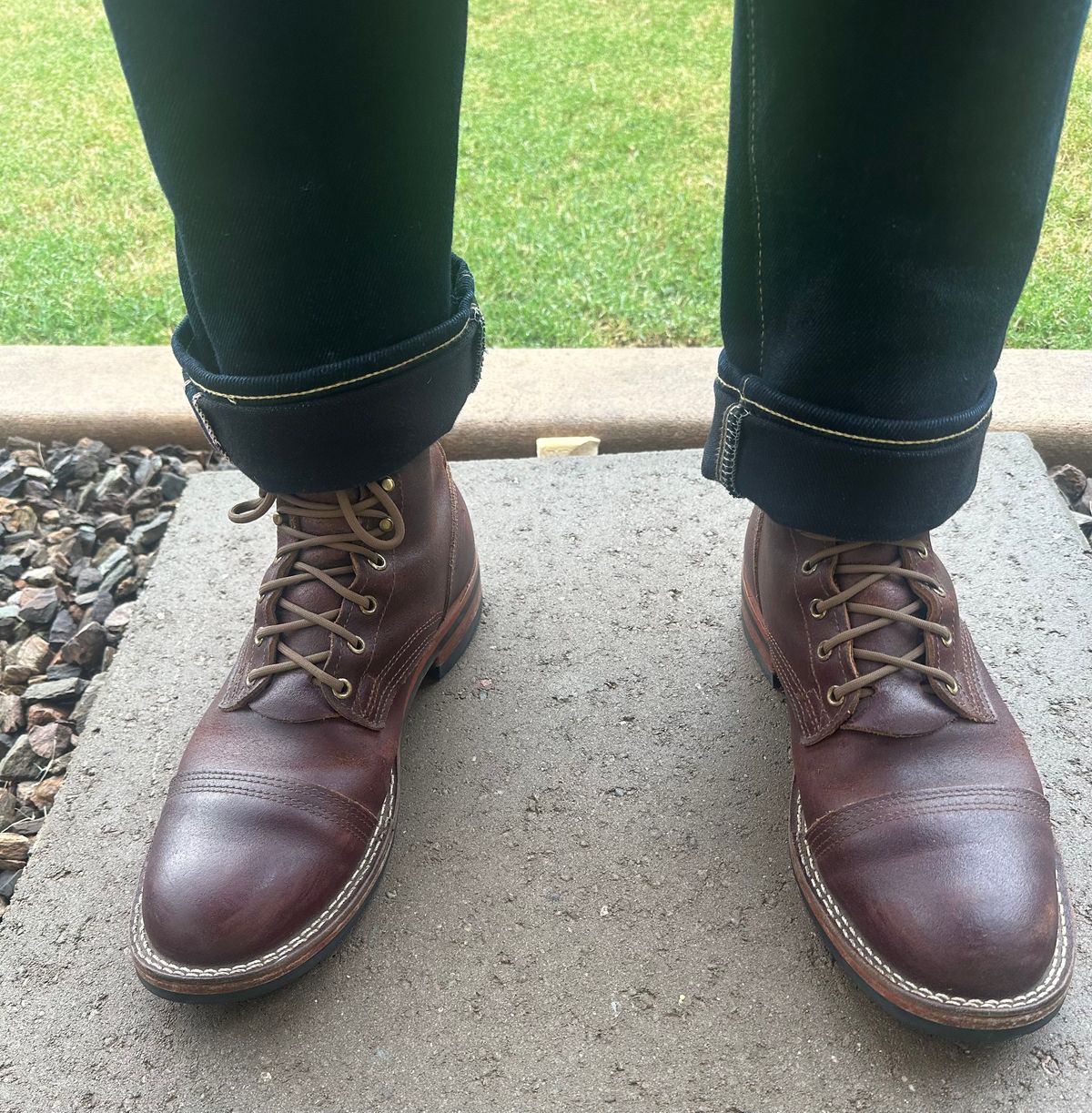 Photo by austinrylees on September 18, 2025 of the Nicks Parkhurst V2 in Horween Tan Waxed Flesh.