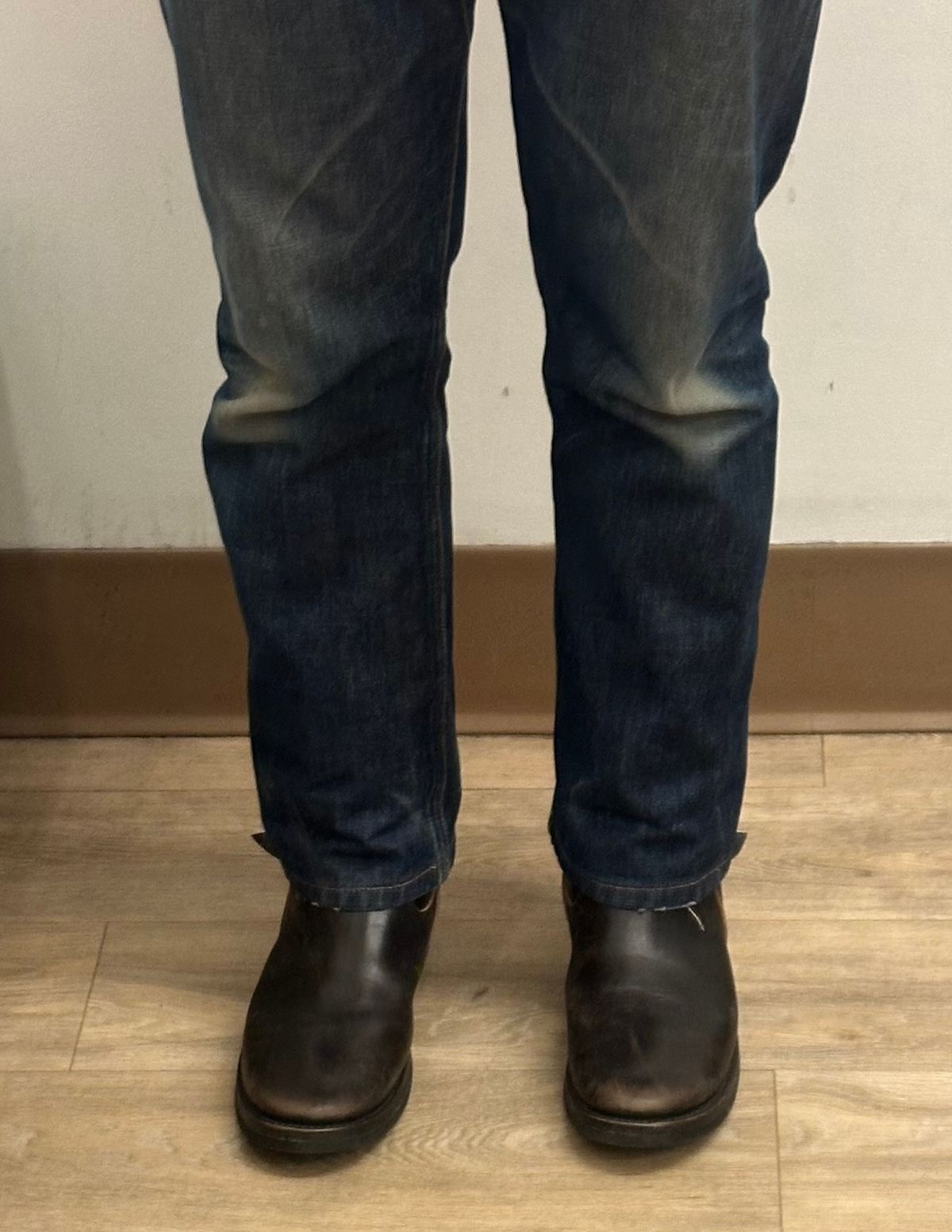 Photo by austinrylees on November 29, 2025 of the Addict Boots AB-01 Engineer Boots in Maryam Black Teacore Horsebutt.