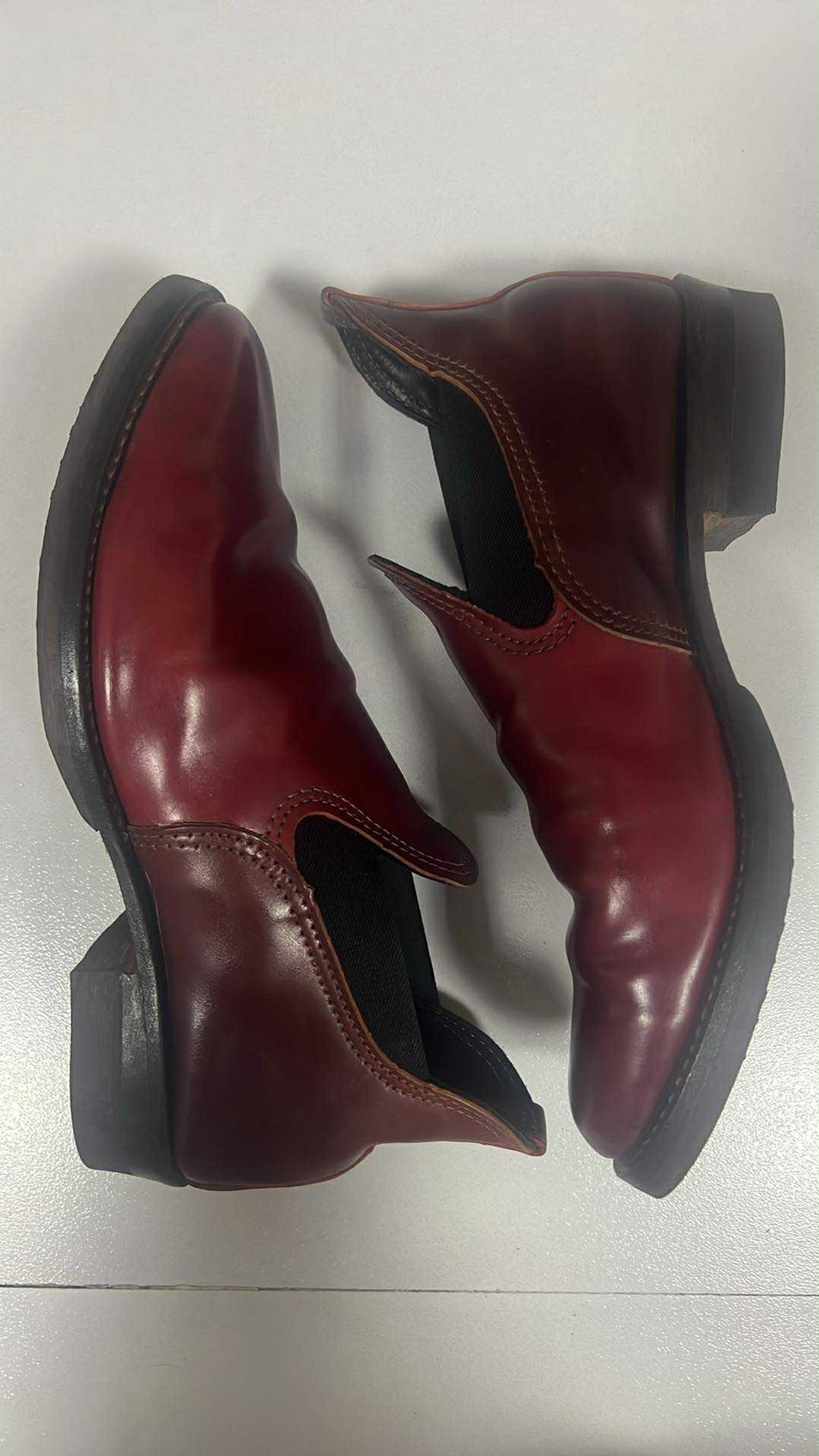 Photo by elmer.richard on October 5, 2025 of the Wesco Romeo in Shinki Ruby Red And Brown Shell Cordovan.