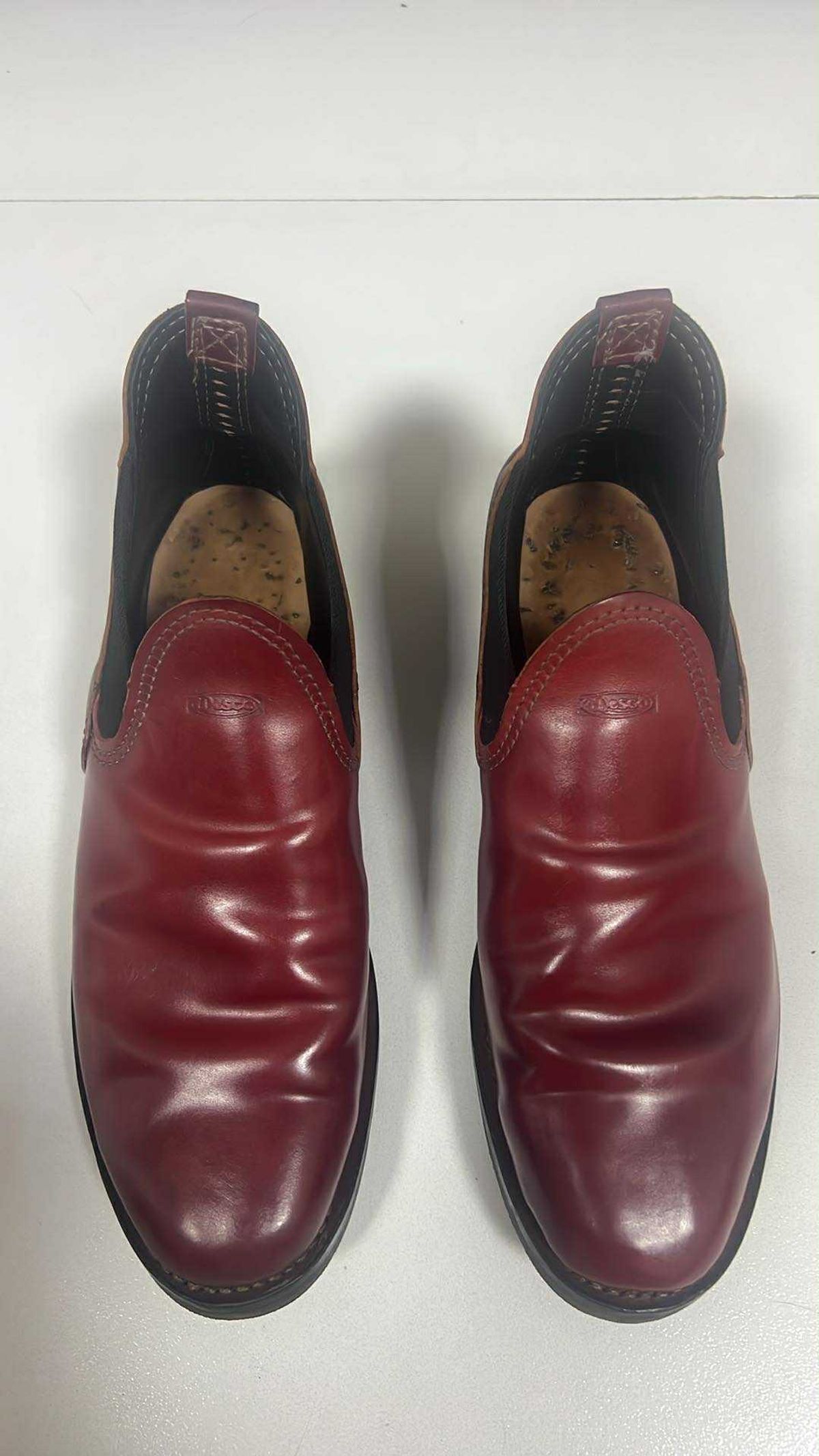 Photo by elmer.richard on October 5, 2025 of the Wesco Romeo in Shinki Ruby Red And Brown Shell Cordovan.