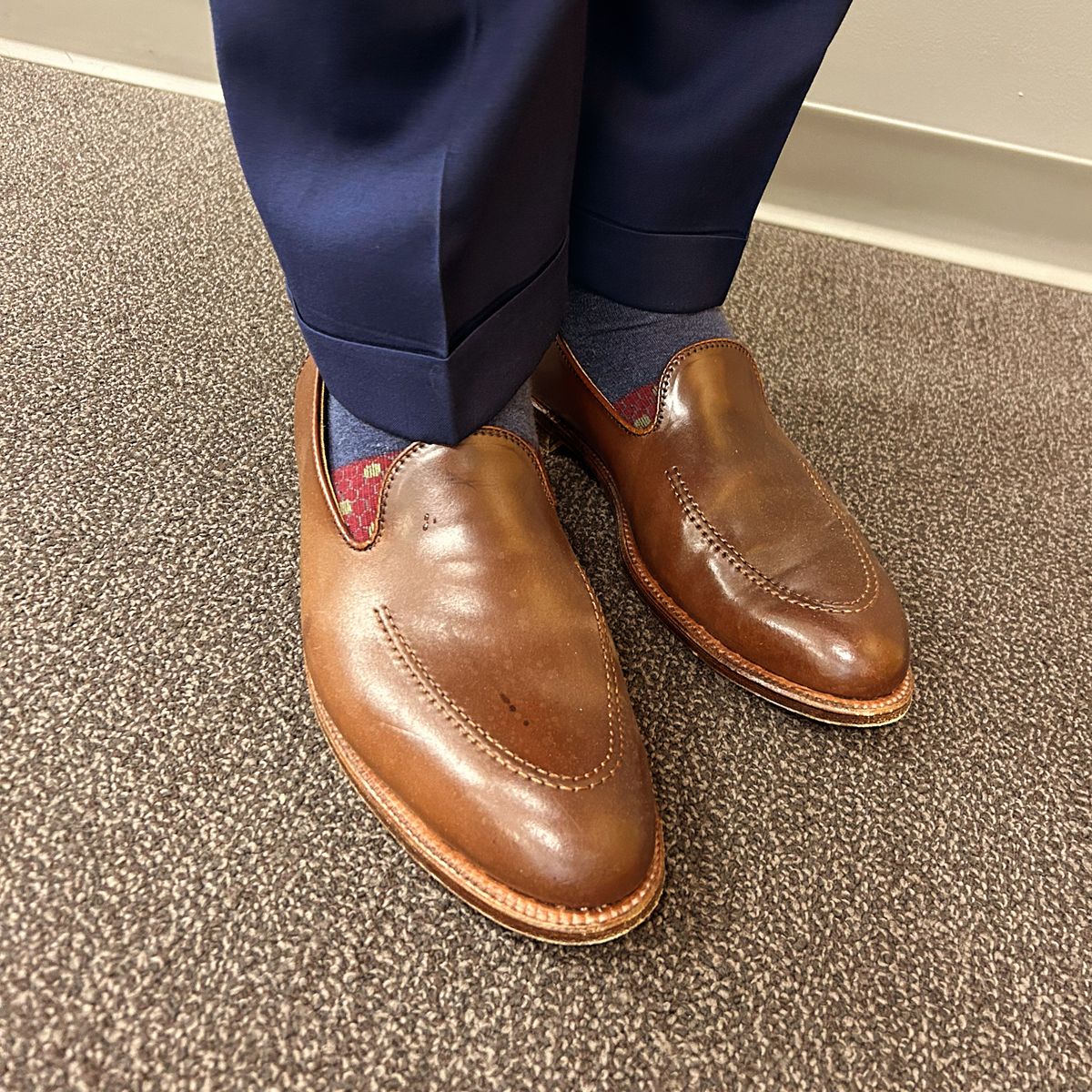 Photo by maguire6859 on December 3, 2023 of the Alden Plain Toe Loafer in Horween Ravello Shell Cordovan.