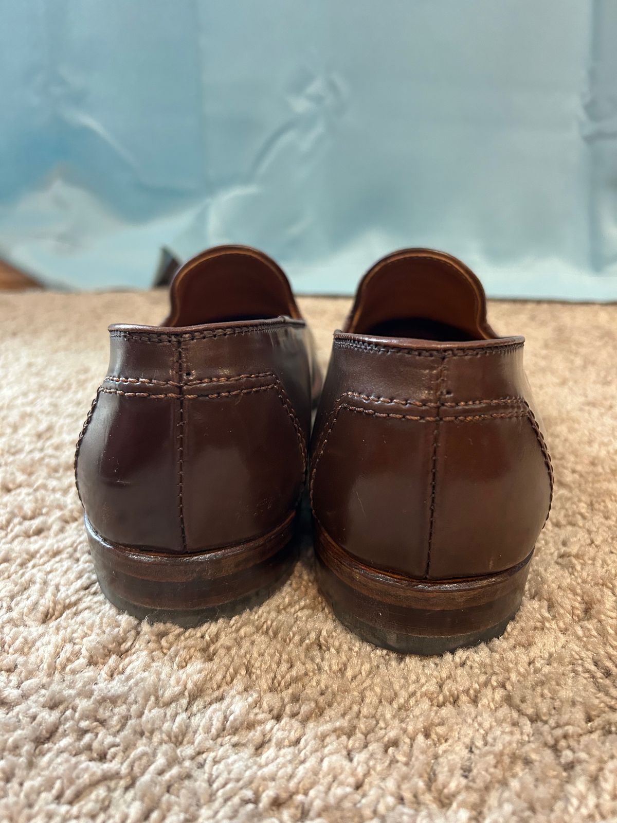 Photo by maguire6859 on December 3, 2023 of the Alden Plain Toe Loafer in Horween Ravello Shell Cordovan.