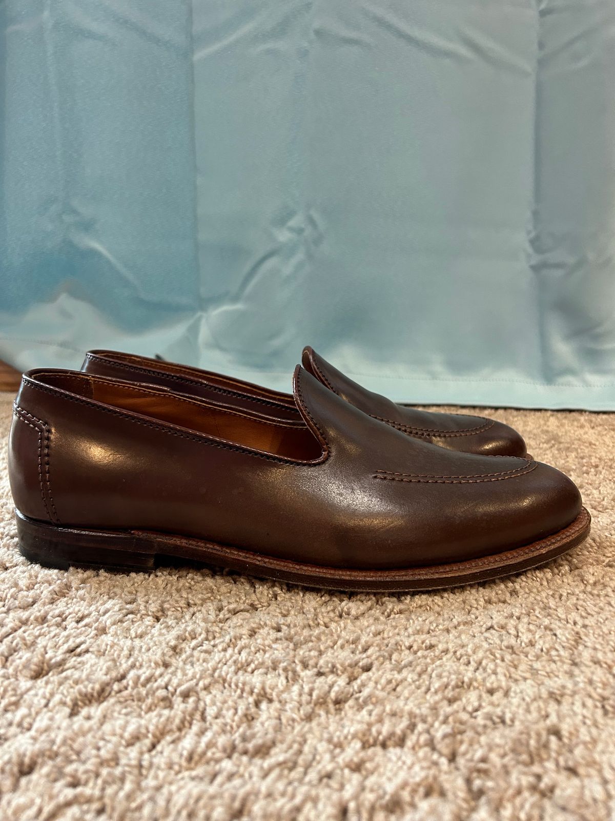 Photo by maguire6859 on December 3, 2023 of the Alden Plain Toe Loafer in Horween Ravello Shell Cordovan.