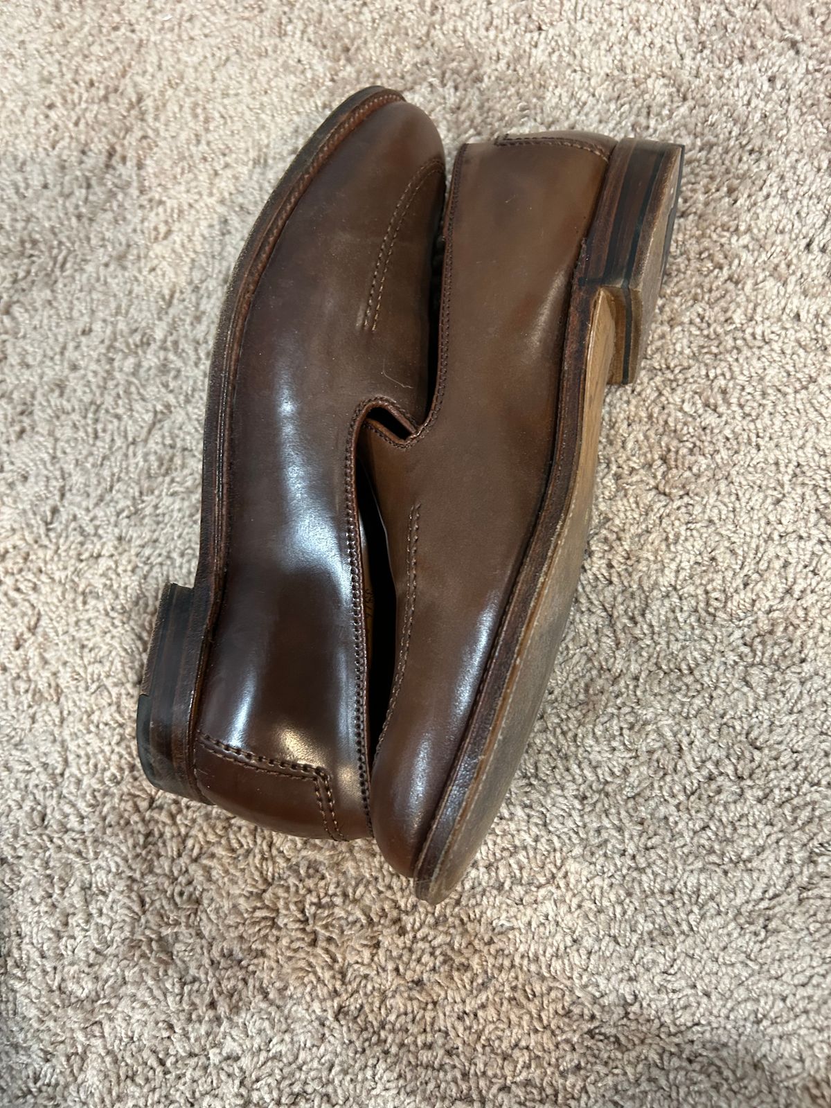 Photo by maguire6859 on February 3, 2024 of the Alden Plain Toe Loafer in Horween Ravello Shell Cordovan.