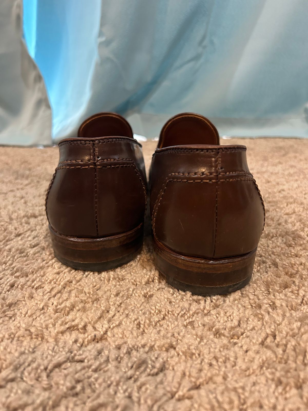 Photo by maguire6859 on March 1, 2024 of the Alden Plain Toe Loafer in Horween Ravello Shell Cordovan.
