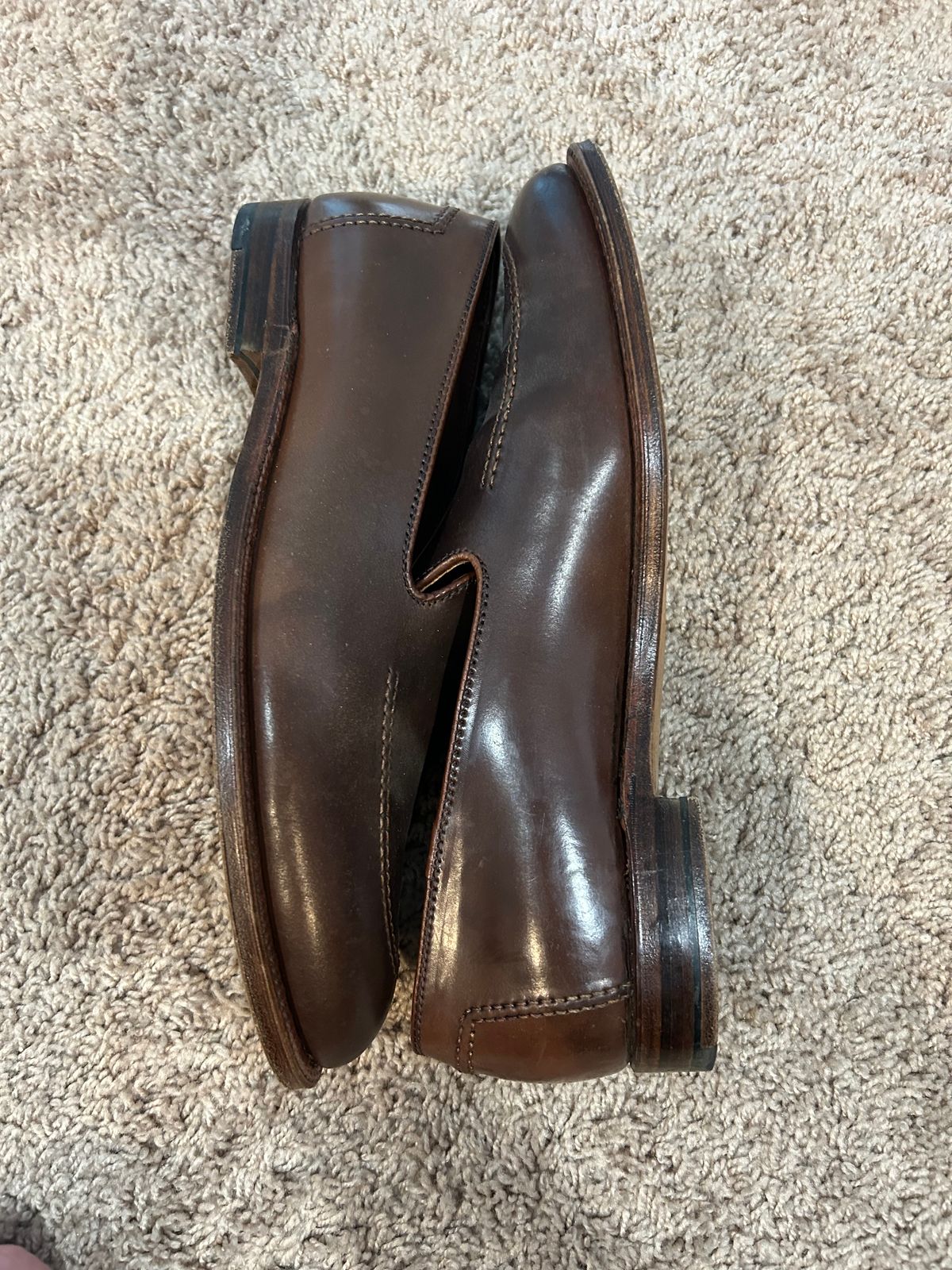 Photo by maguire6859 on March 1, 2024 of the Alden Plain Toe Loafer in Horween Ravello Shell Cordovan.