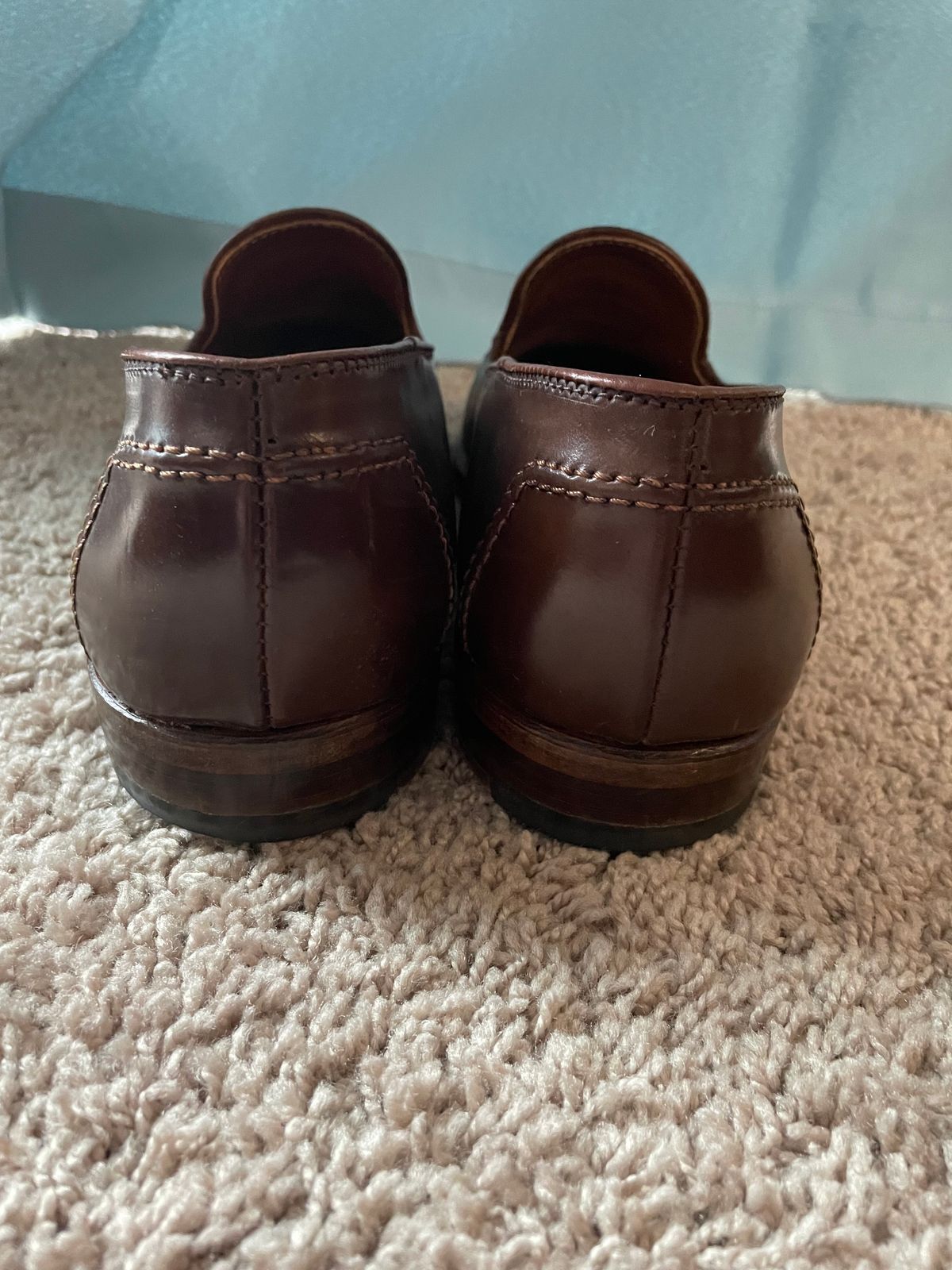 Photo by maguire6859 on April 1, 2024 of the Alden Plain Toe Loafer in Horween Ravello Shell Cordovan.