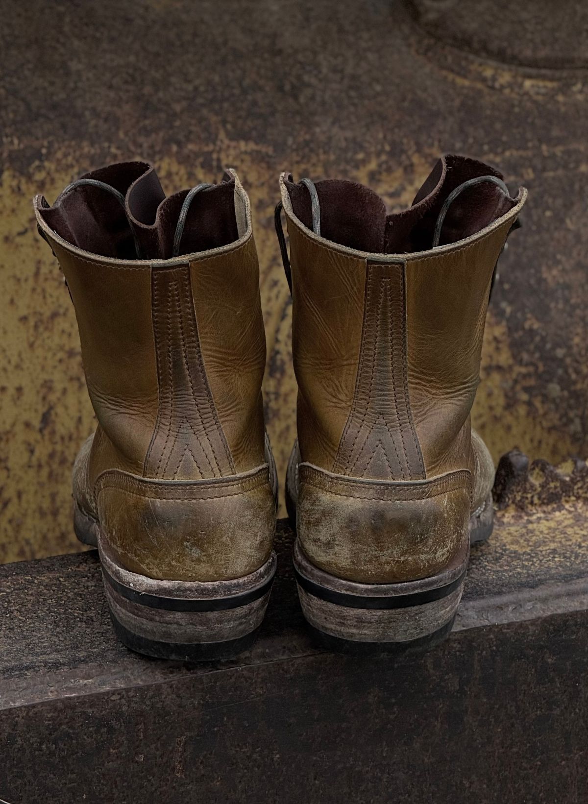 Photo by DocLineman on March 27, 2026 of the Nicks Ranger MTO in Horween Acorn Cypress.