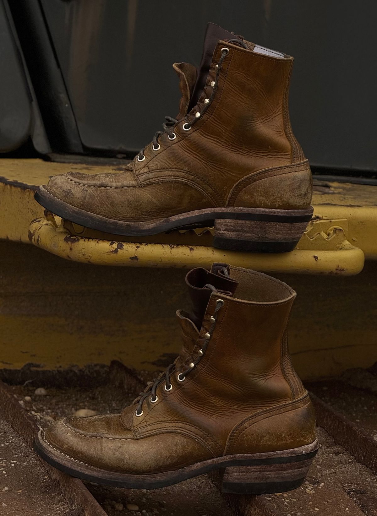 Photo by DocLineman on March 27, 2026 of the Nicks Ranger MTO in Horween Acorn Cypress.