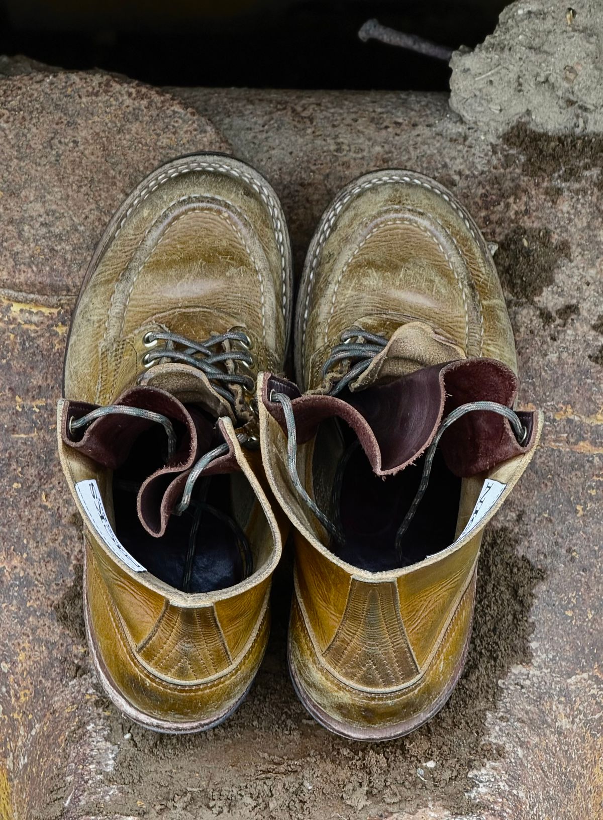 Photo by DocLineman on March 27, 2026 of the Nicks Ranger MTO in Horween Acorn Cypress.