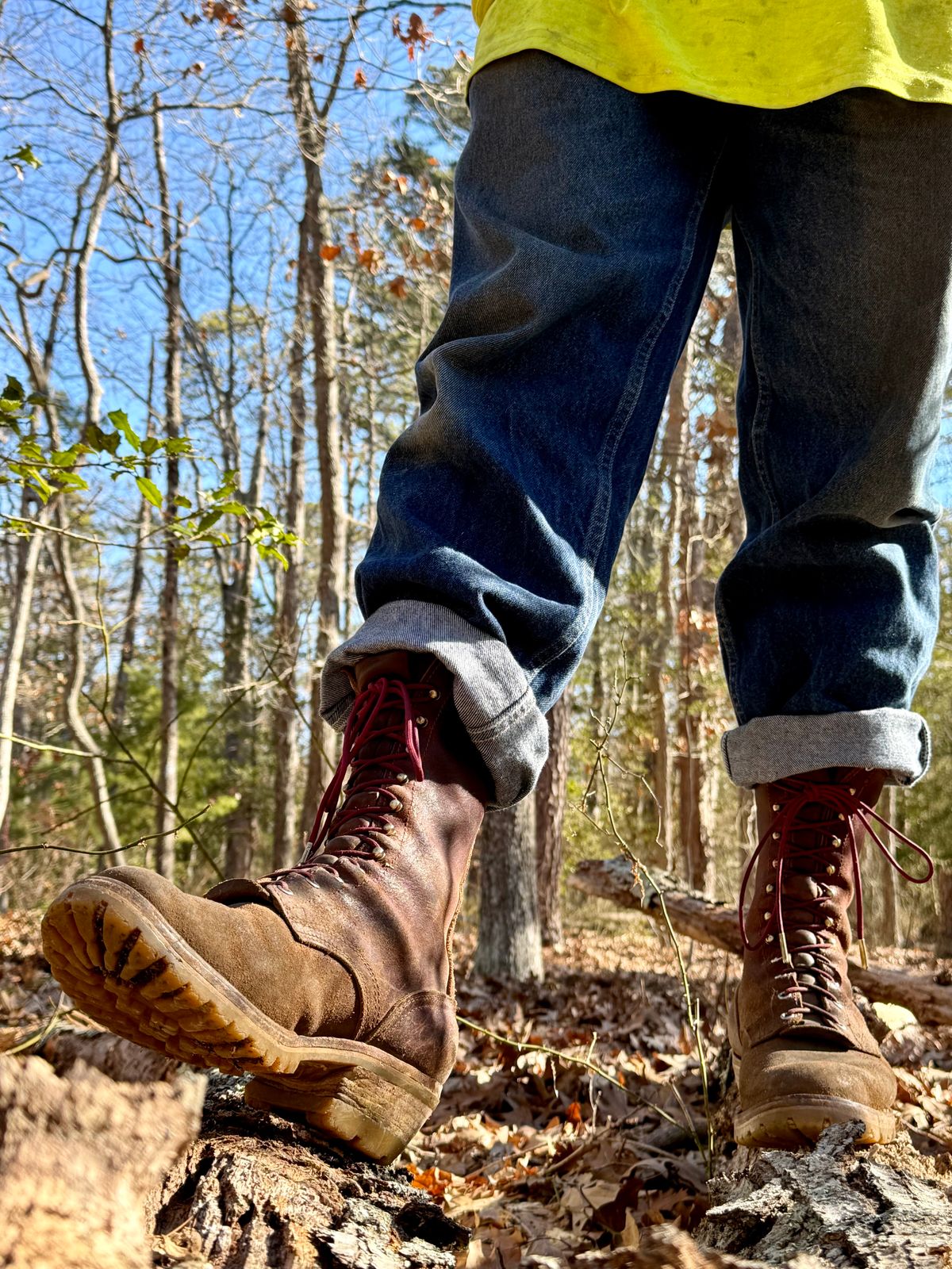 Photo by DocLineman on March 1, 2025 of the Nicks MTO in Horween Tan Waxed Flesh.