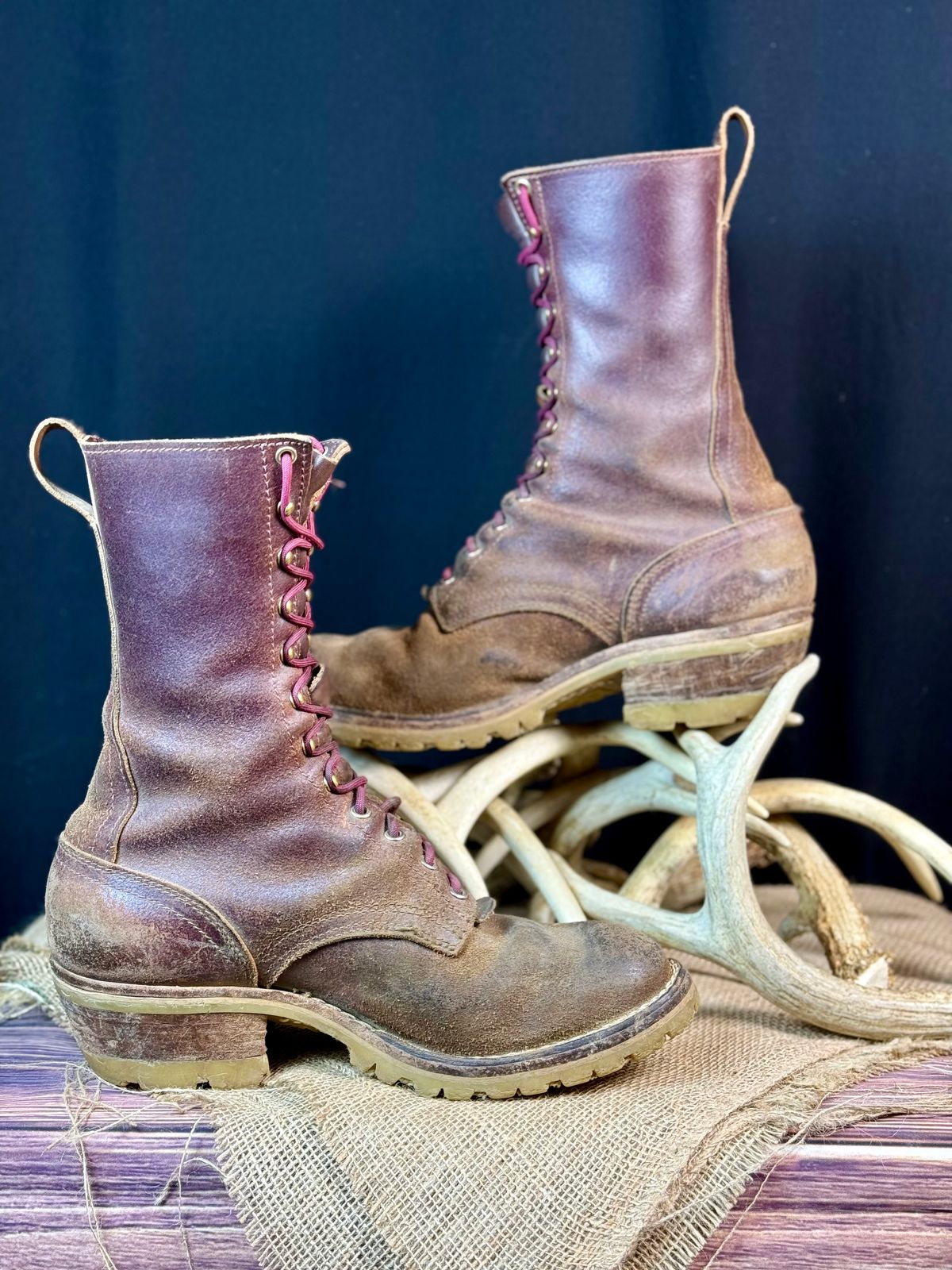 Photo by DocLineman on May 3, 2025 of the Nicks MTO in Horween Tan Waxed Flesh.
