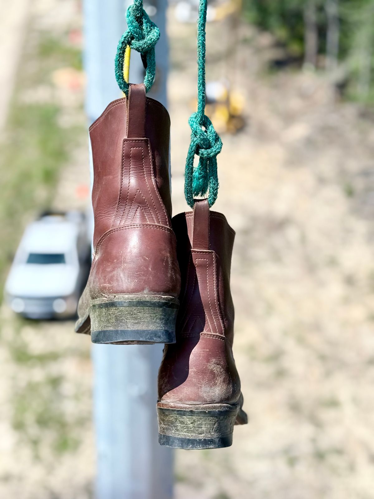 Photo by DocLineman on July 24, 2025 of the Nicks Doc Wellington in Seidel 1964 Brown.