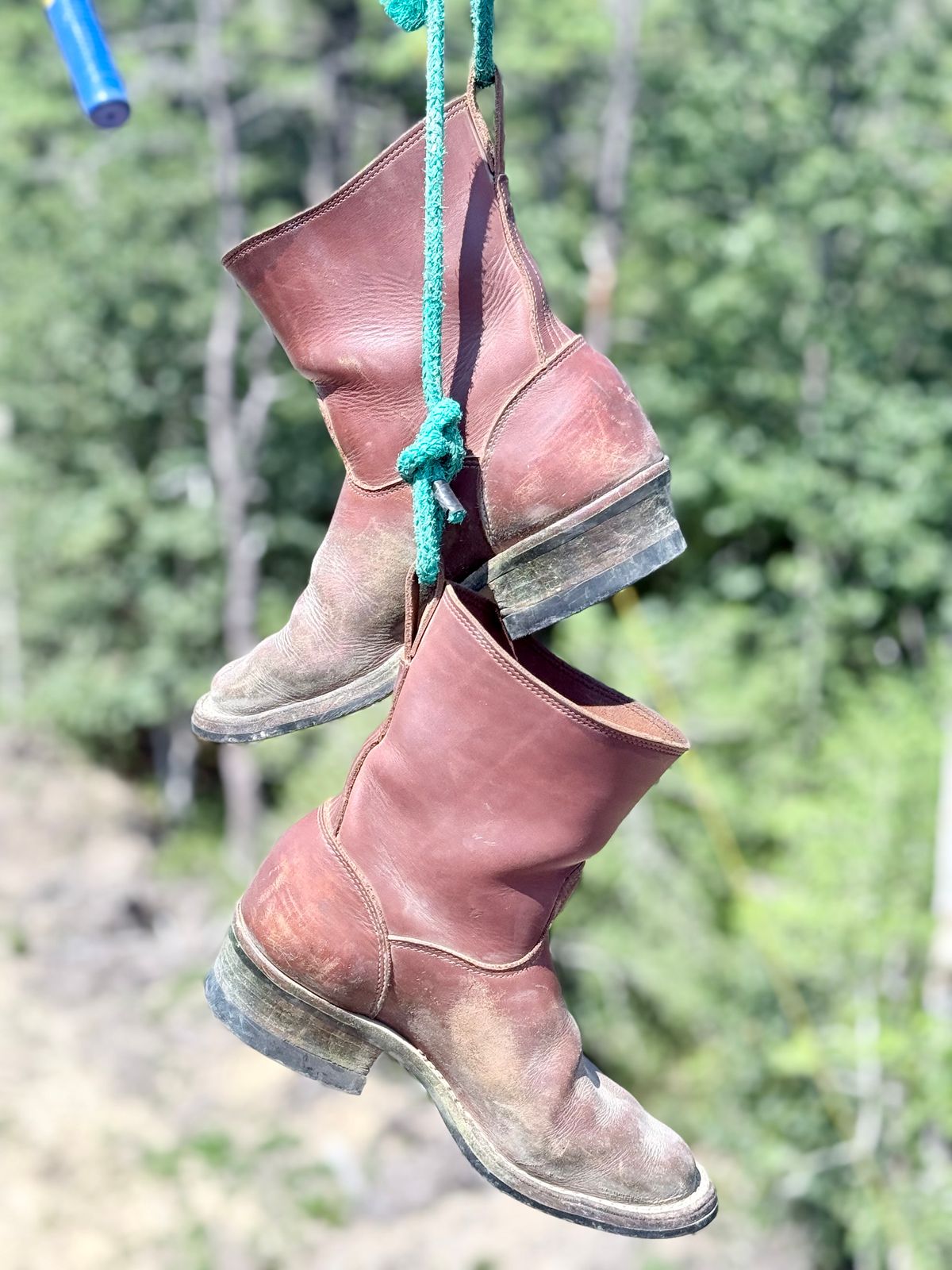 Photo by DocLineman on July 24, 2025 of the Nicks Doc Wellington in Seidel 1964 Brown.