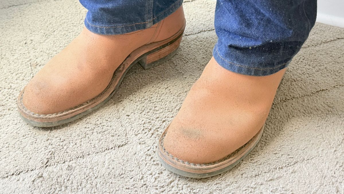 Photo by DocLineman on April 1, 2026 of the Nicks Doc Wellington in Wickett & Craig Natural Waxed Flesh.