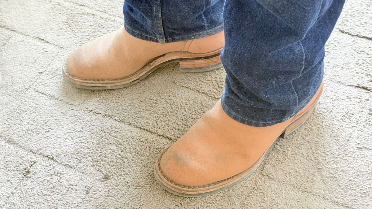 Photo by DocLineman on April 1, 2026 of the Nicks Doc Wellington in Wickett & Craig Natural Waxed Flesh.