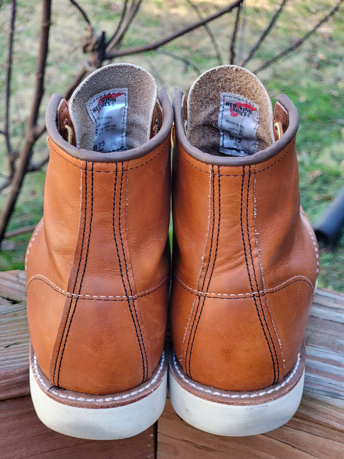 Photo by wwshehan on January 2, 2024 of the Red Wing 6-Inch Classic Moc in S.B. Foot Oro Legacy.