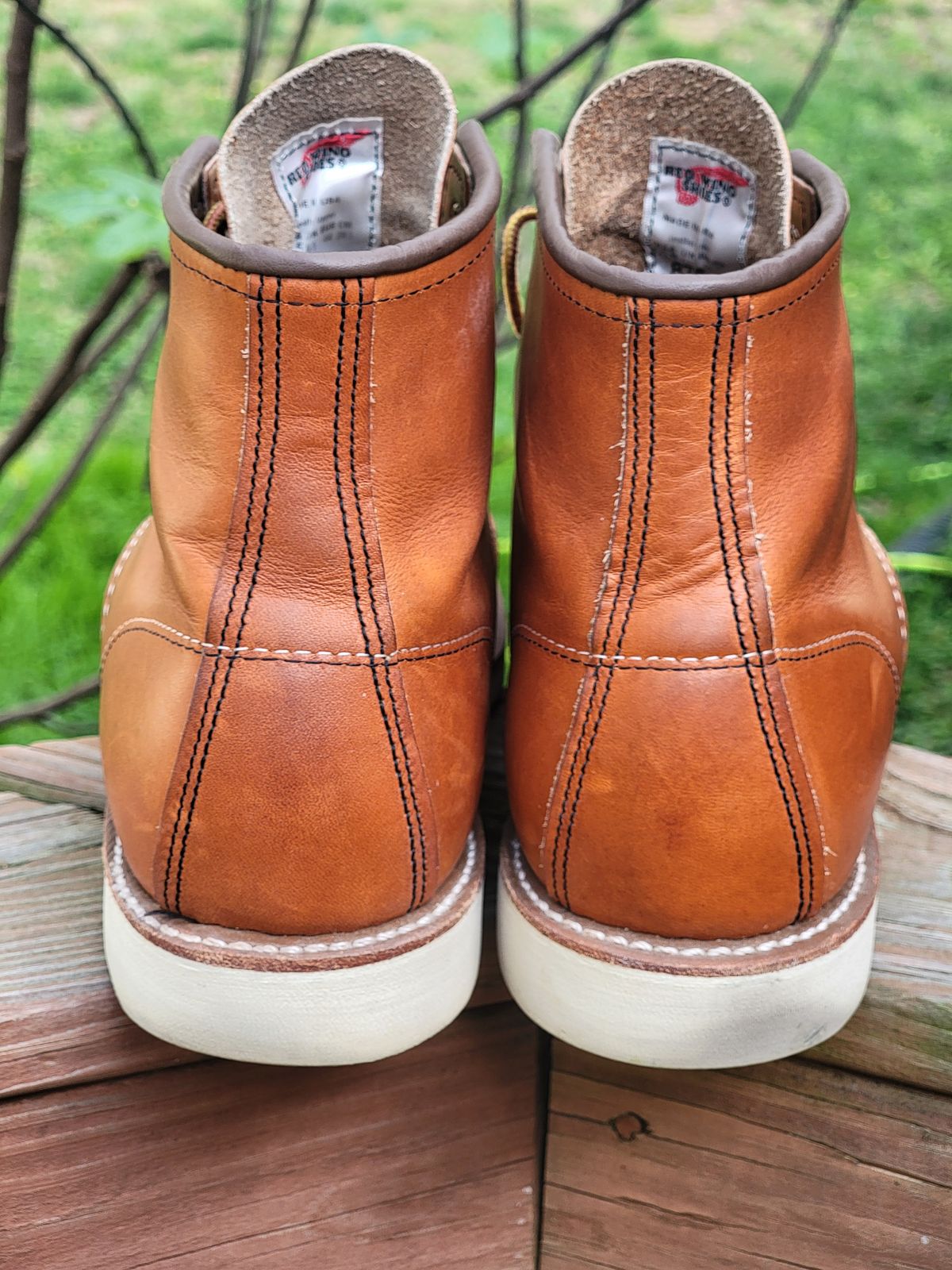 Photo by wwshehan on April 2, 2024 of the Red Wing 6-Inch Classic Moc in S.B. Foot Oro Legacy.