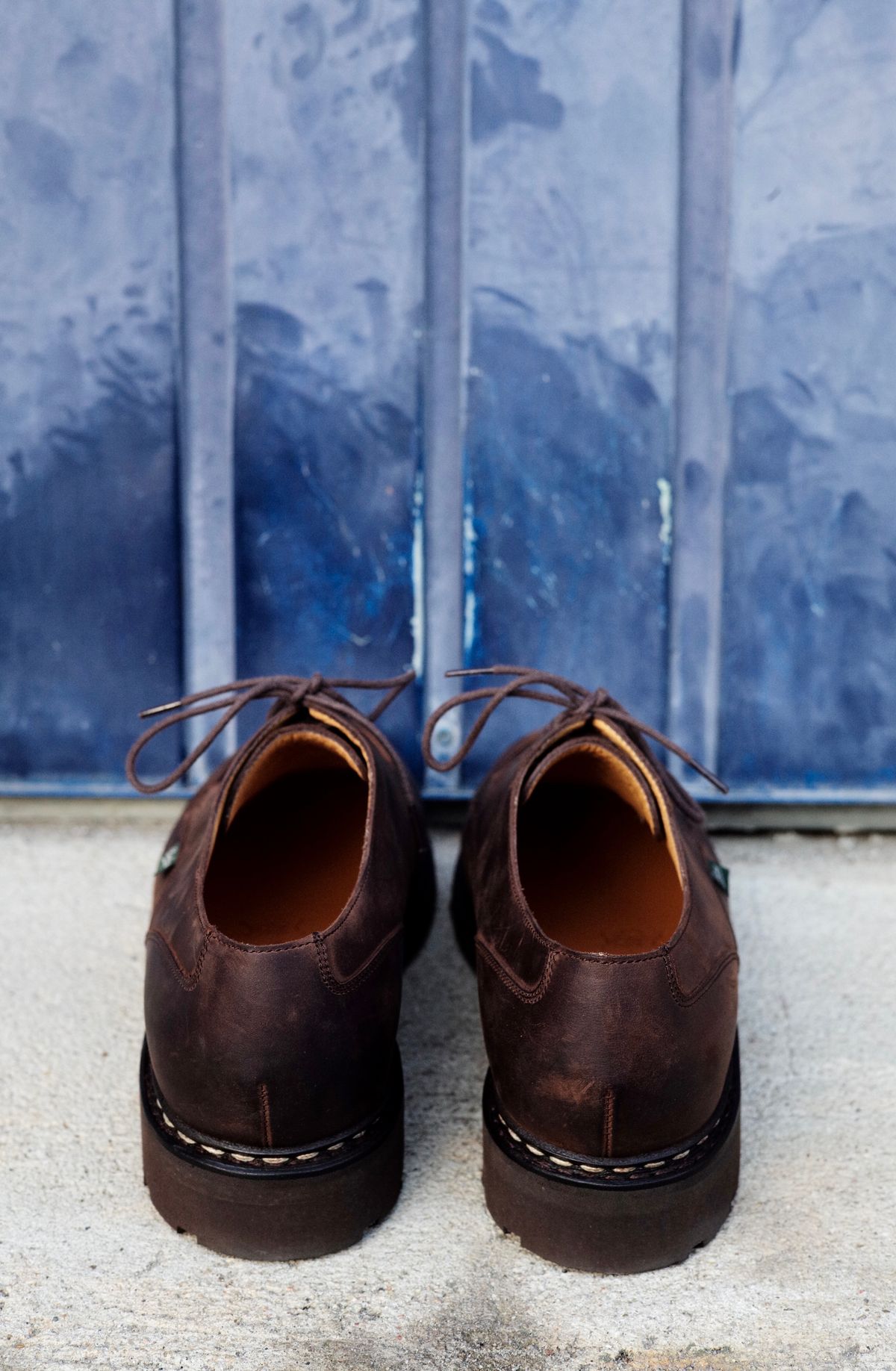 Photo by frans on October 2, 2022 of the Paraboot Chambord in Nubuck Gringo.